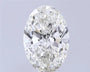 3.10ct Oval Lab Grown Diamond (Colour G, Clarity VS1, IGI Certified)