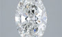 3.50ct Oval Lab Grown Diamond (Colour G, Clarity VVS2, IGI Certified)