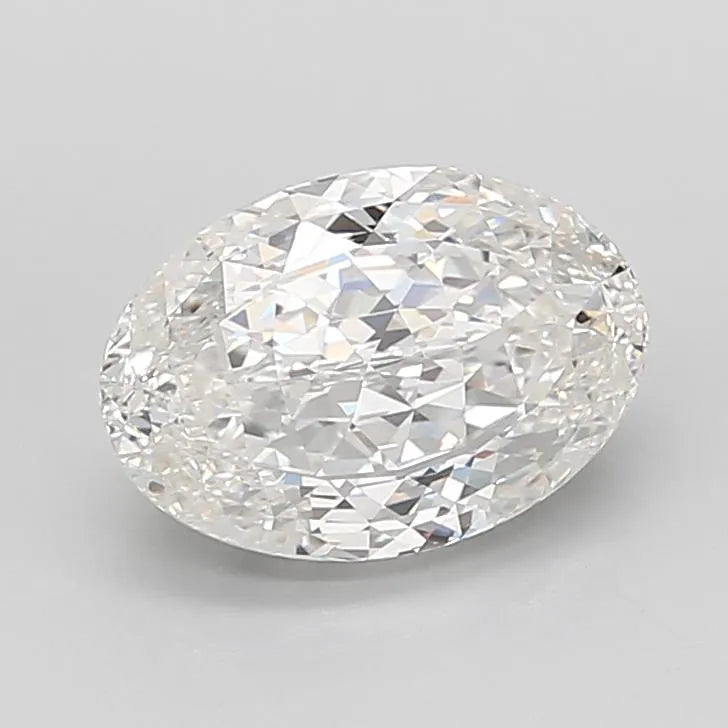 3.54ct Oval Lab Grown Diamond (Colour G, Clarity VVS2, IGI Certified)