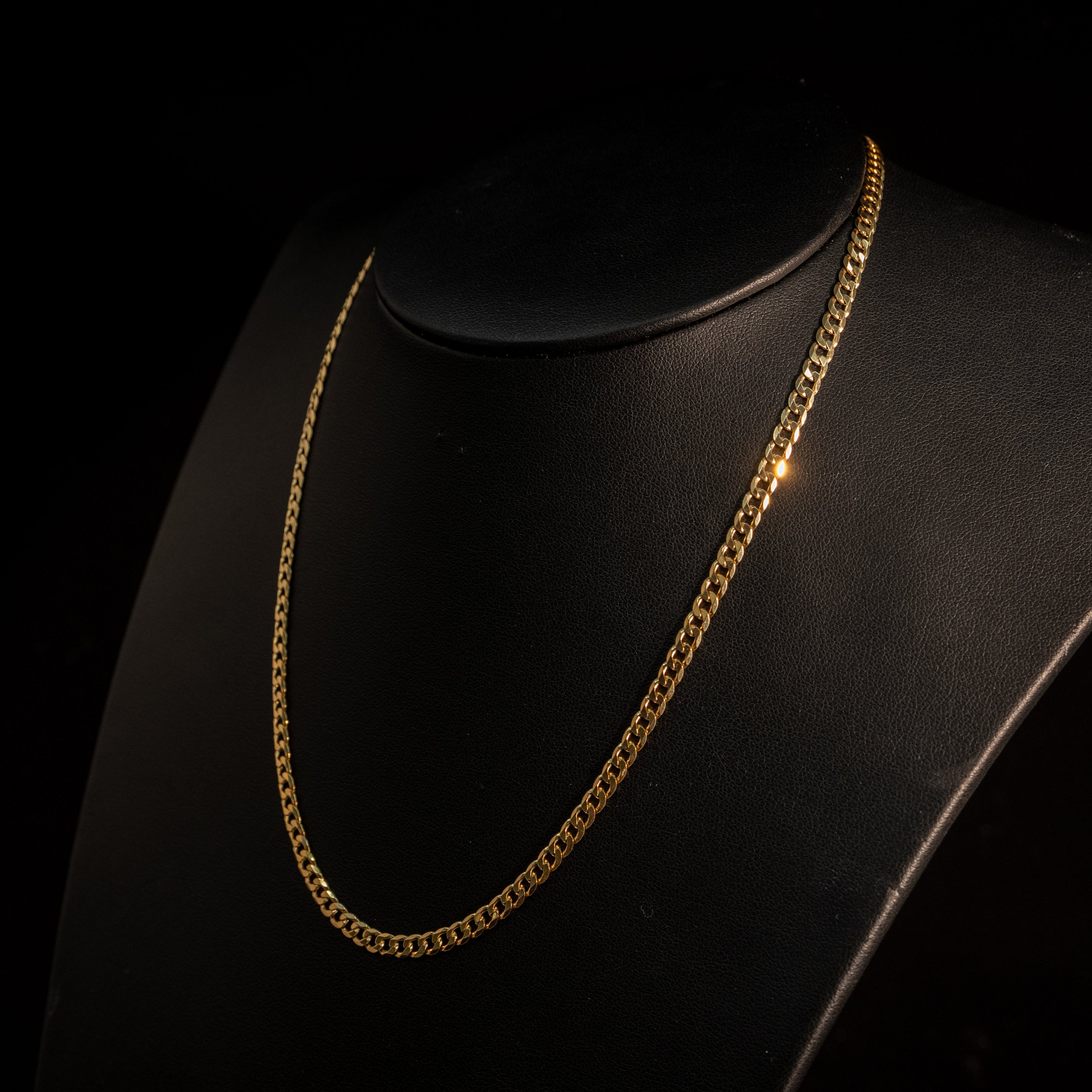 10k Gold Curb Chain 3.8mm