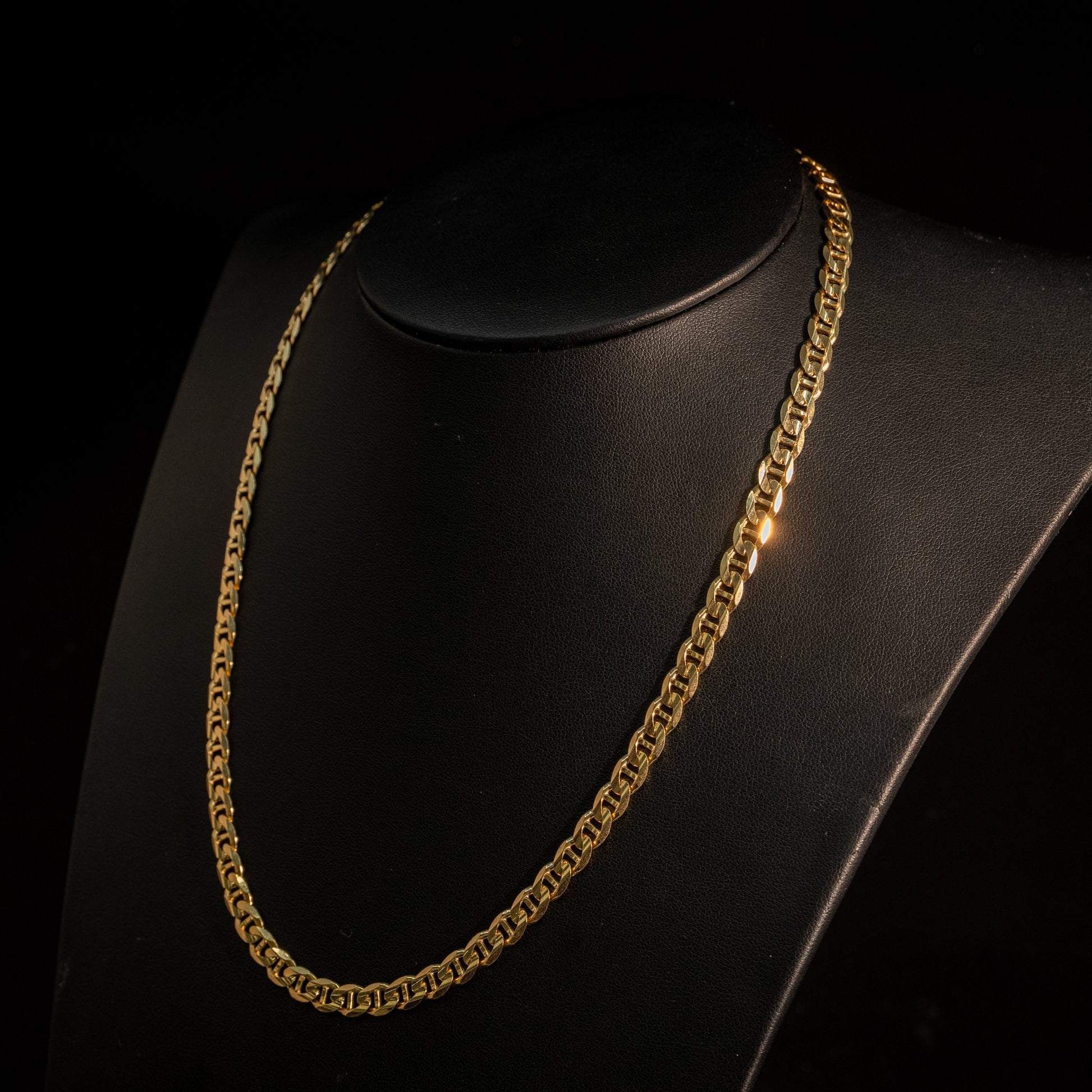 10k Solid Gold Mariner Chain ~6mm