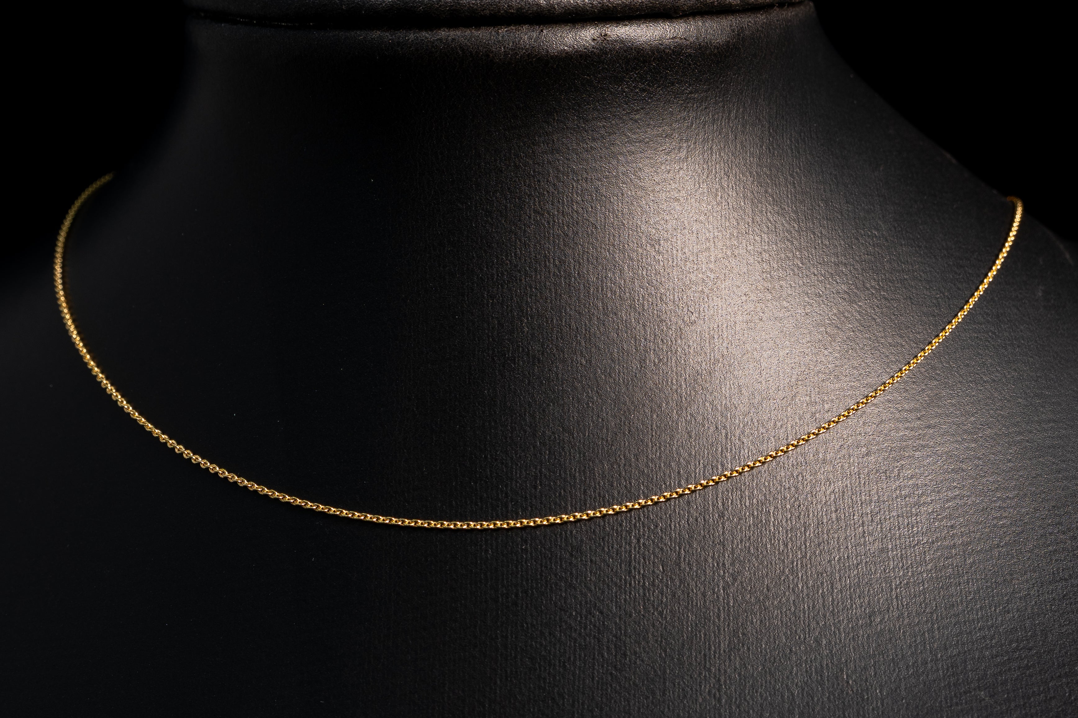 14k Gold Rolo chain 1mm