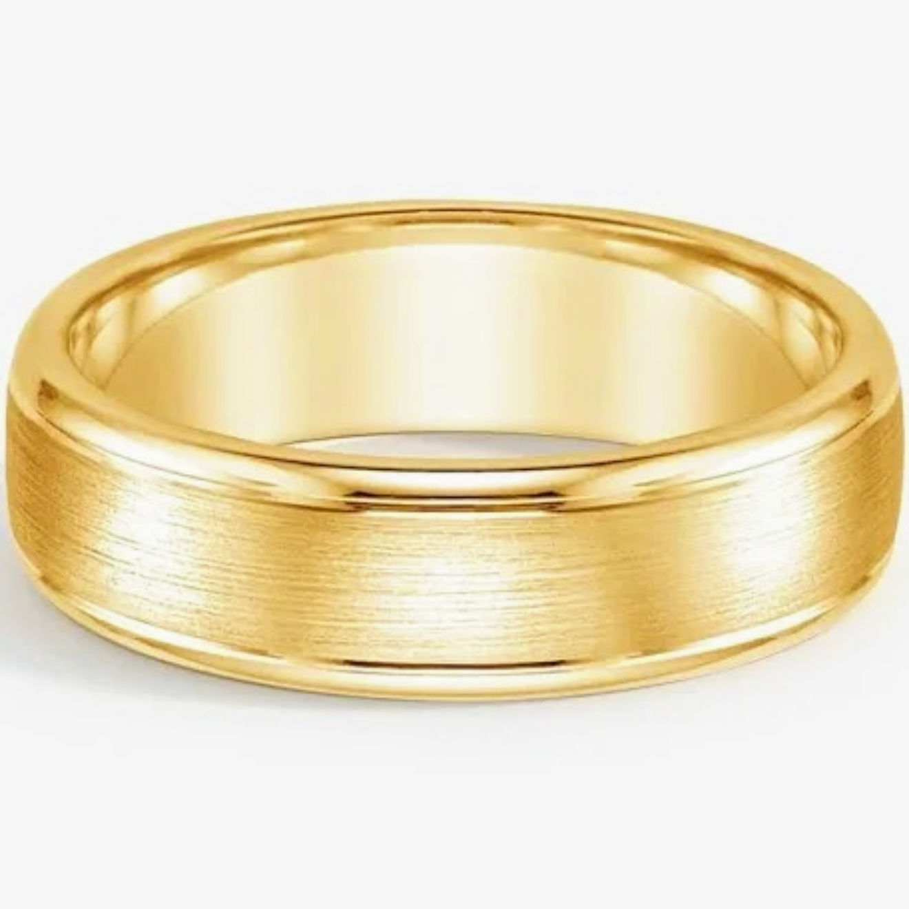 Bague en or 10 carats de 6 mm
