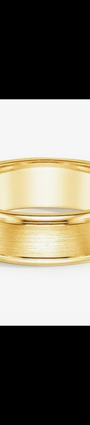 Bague en or 10 carats de 6 mm