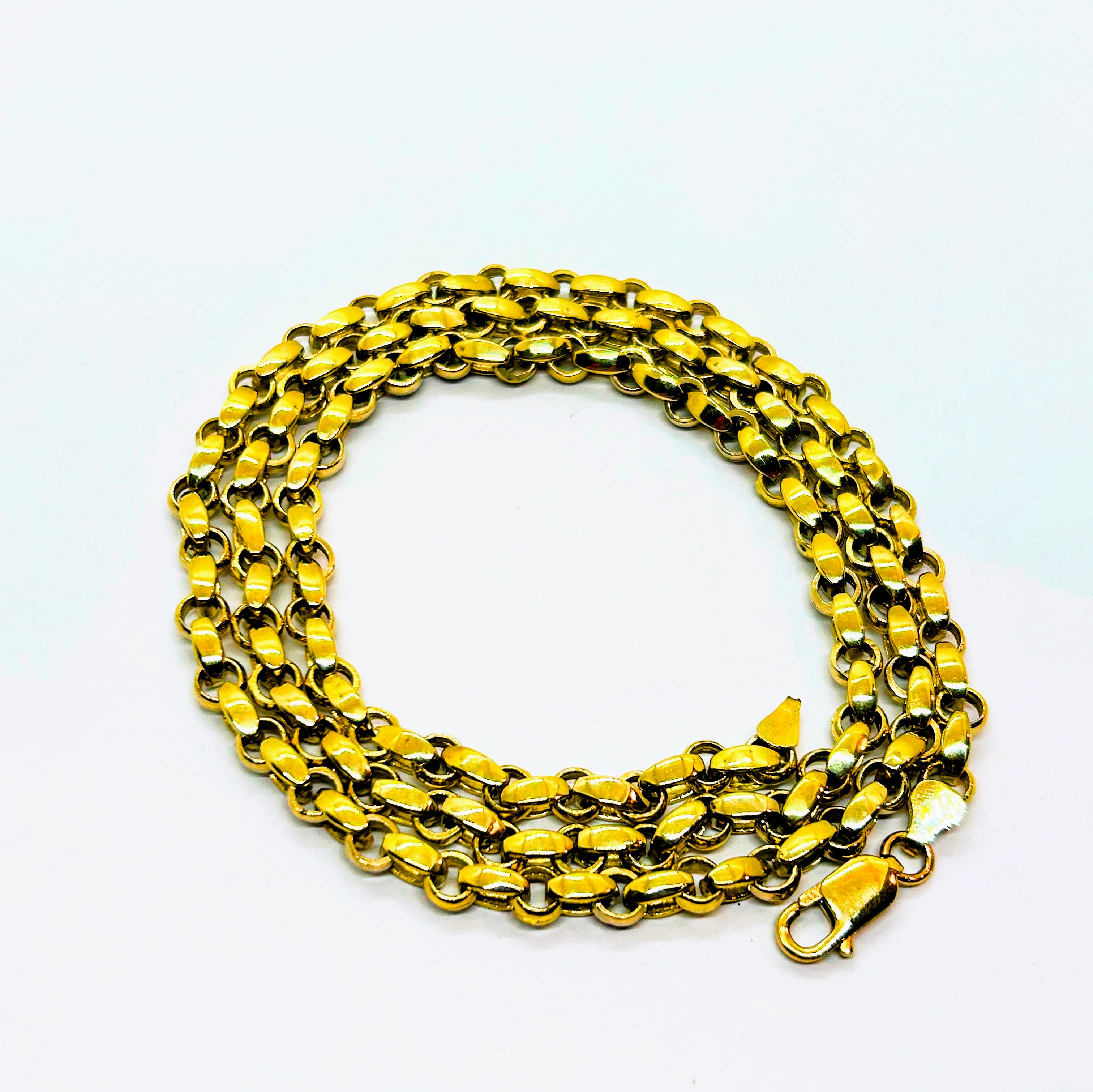10k heavy Rolo gold chain