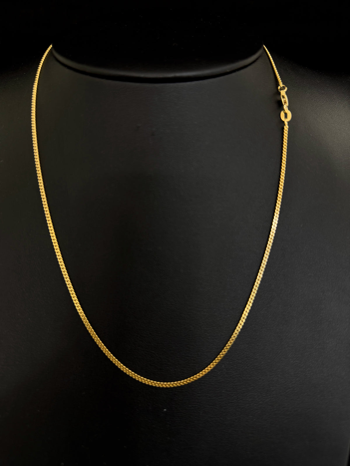 14k Solid Gold Tight Curb Chain 1.7mm