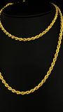 18k Gold Rope chain 4.3mm