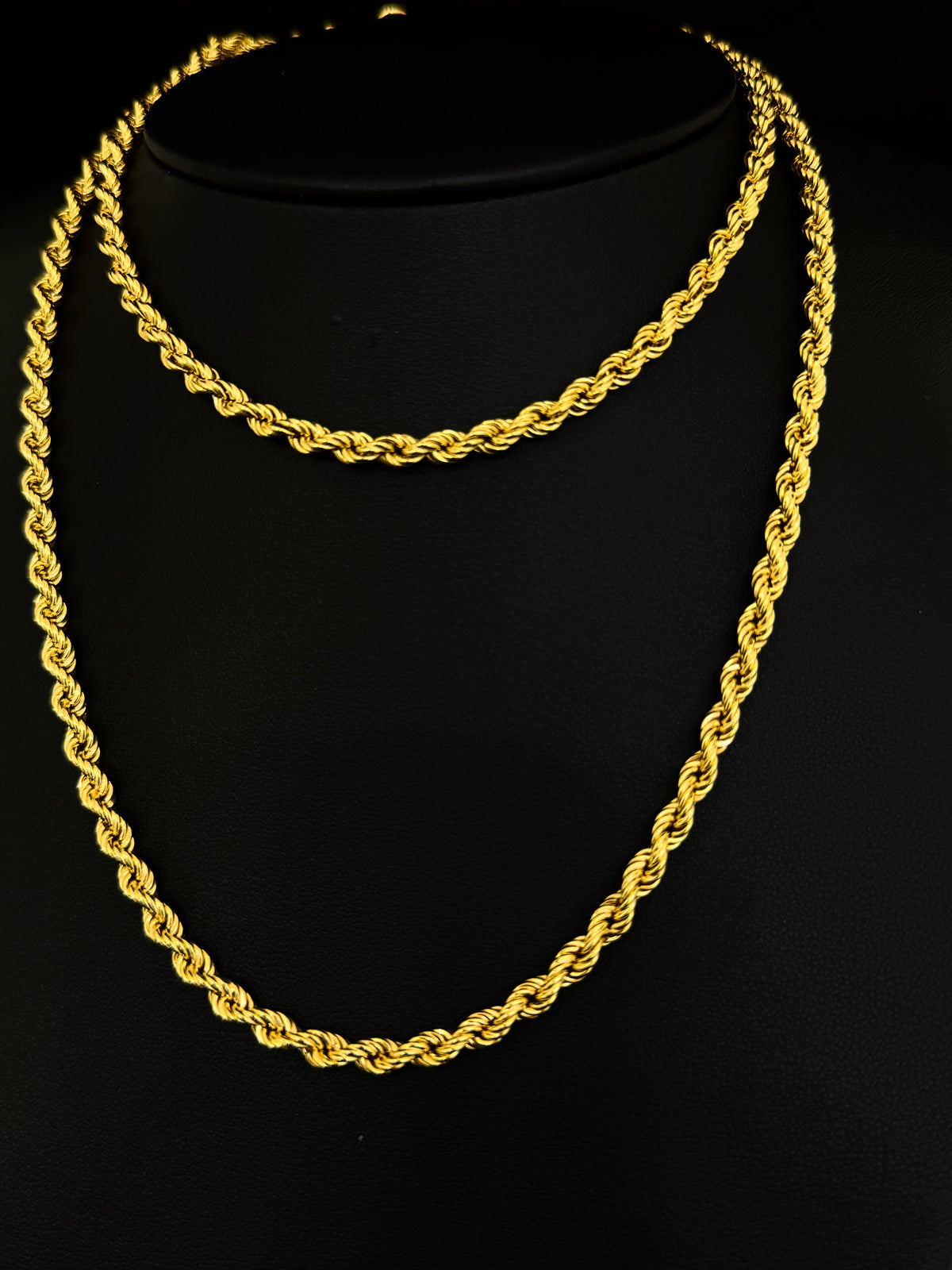 18k Gold Rope chain 4.3mm