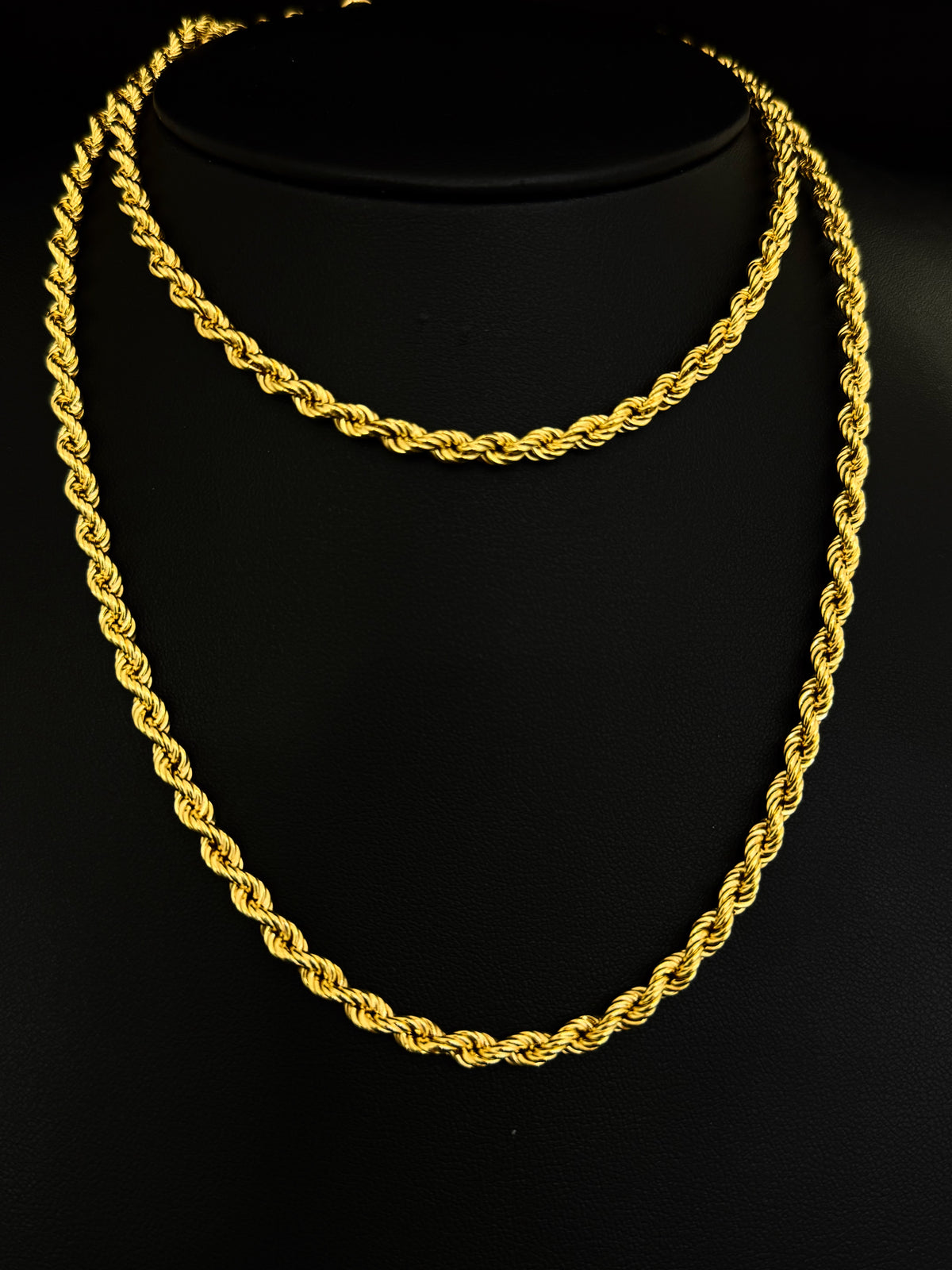 18k Gold Rope chain 4.3mm