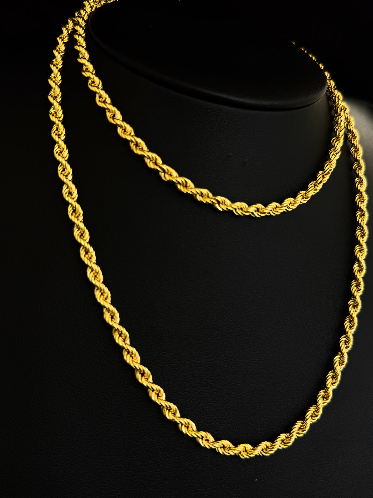 18k Gold Rope chain 4.3mm