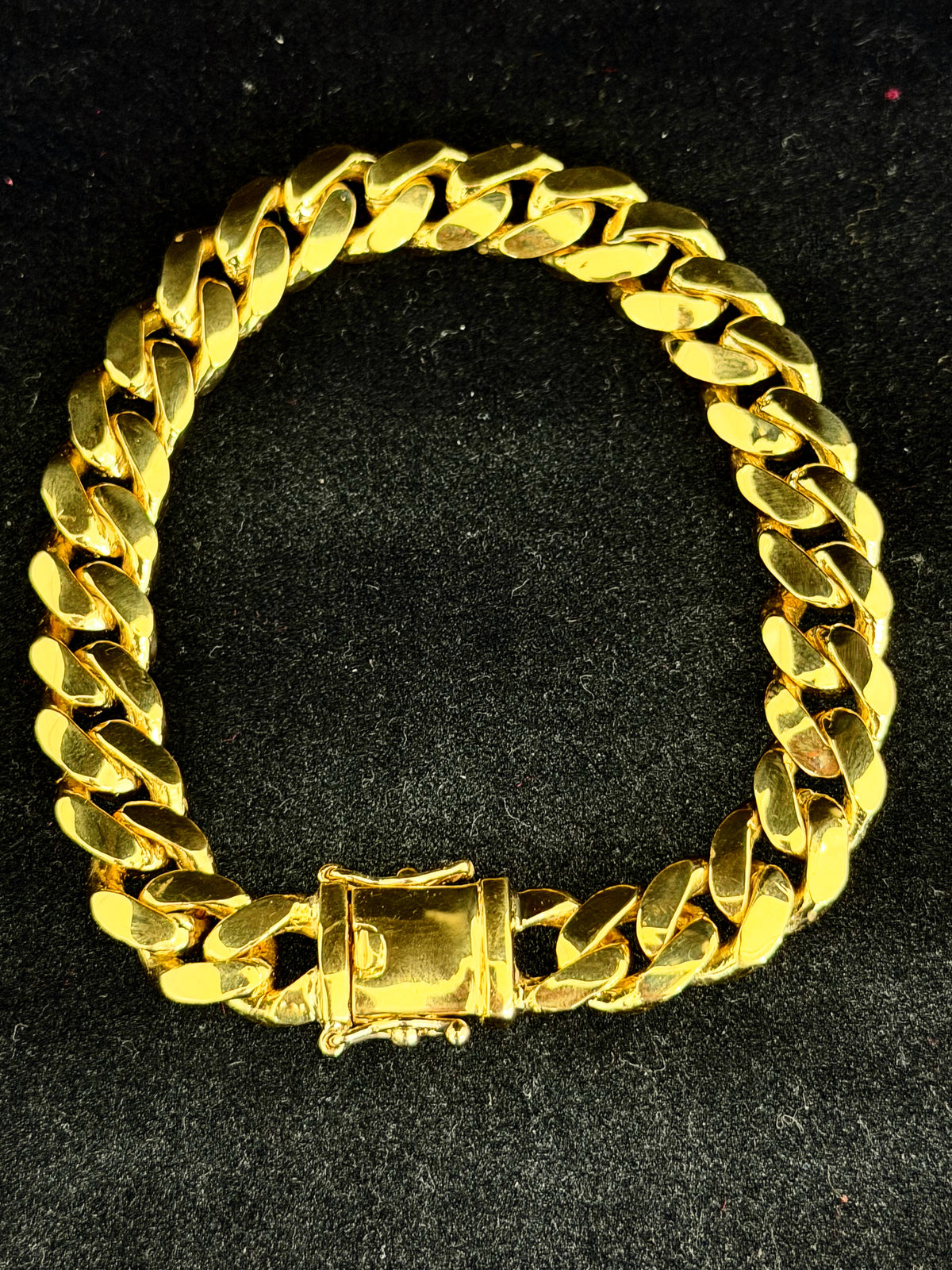 18k Gold Cuban Bracelet 10.5mm