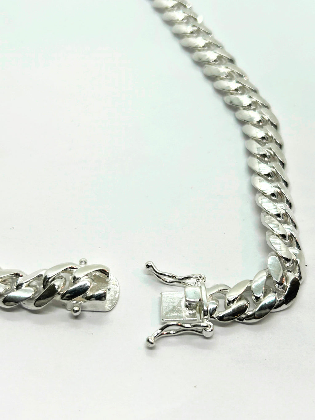Sterling Silver Solid 925 Cuban chains from 6mm to 9mm