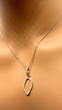 Collier en or 10K avec diamants naturels