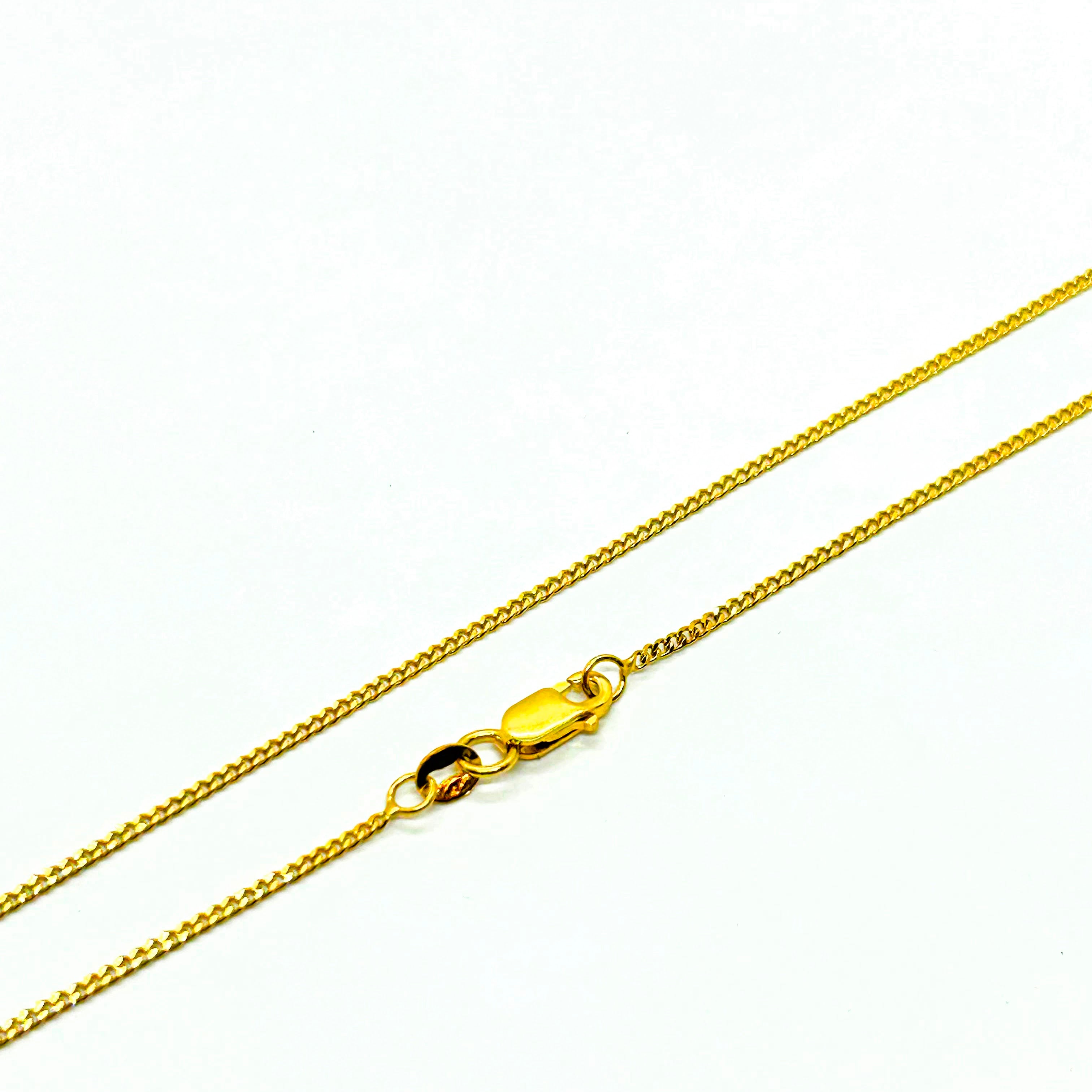 Collier en or 14 carats maille gourmette