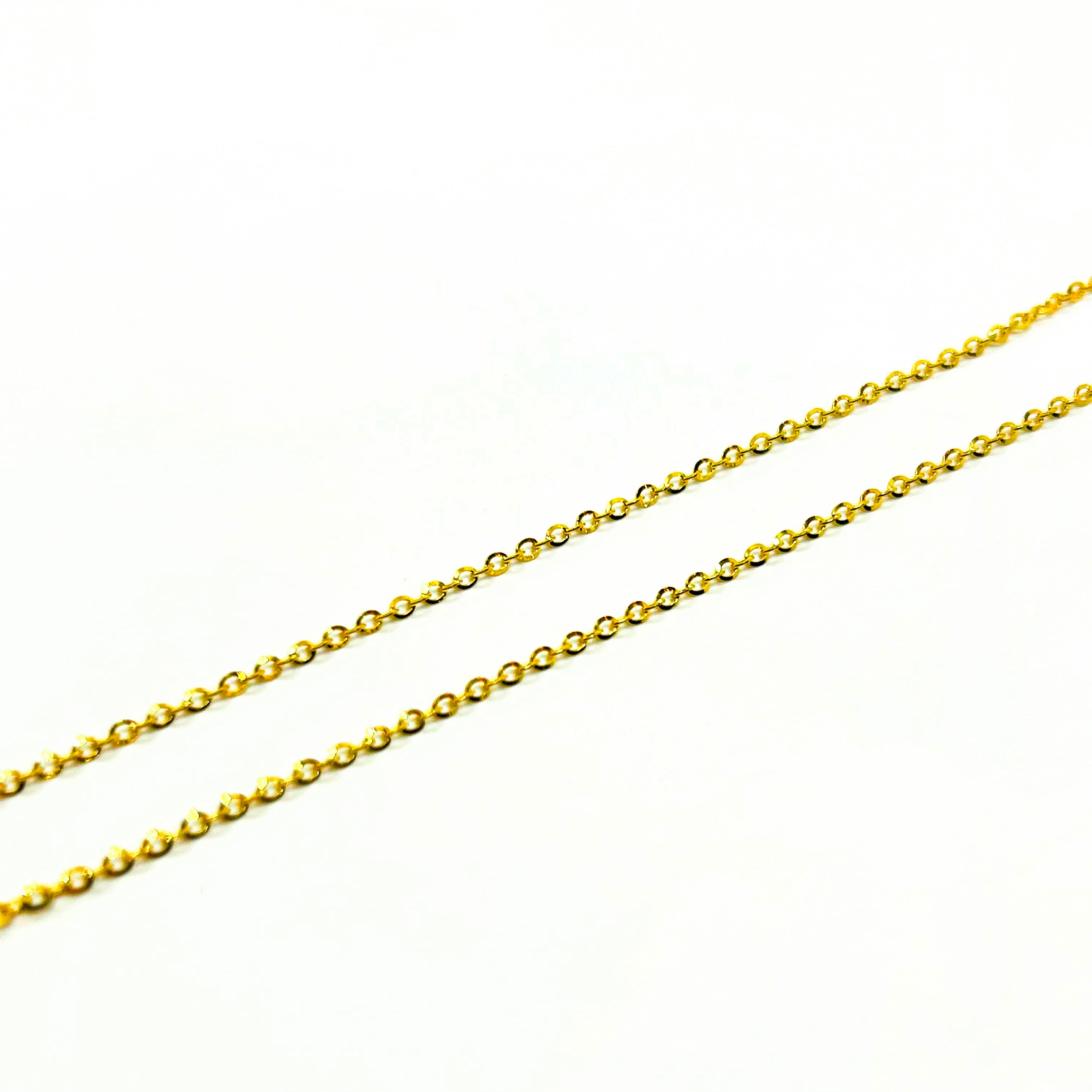 Collier Rolo en or 14 carats