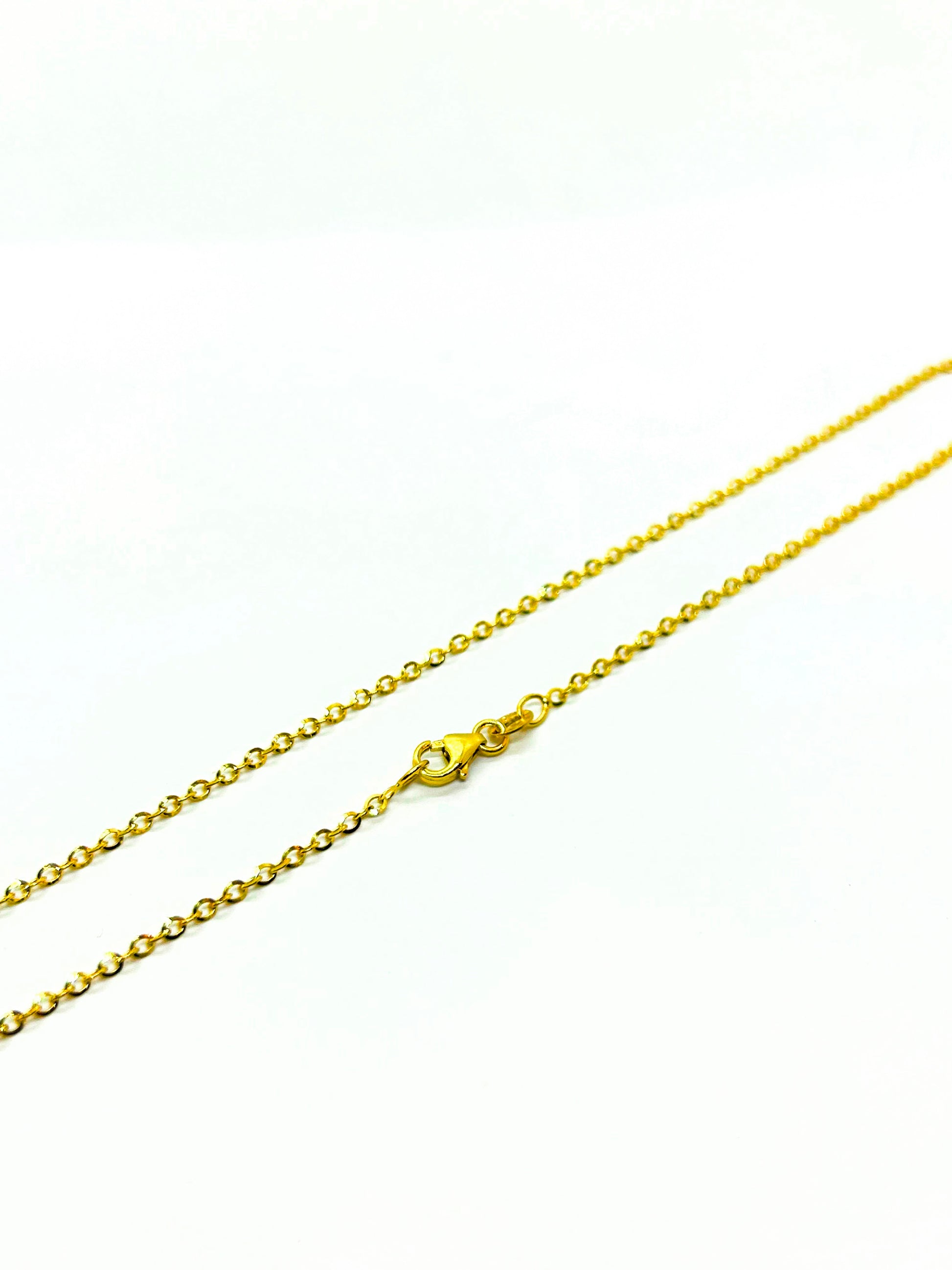 14k Gold Rolo Necklace