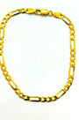 Bracelet Figaro en or 18 carats ~4mm