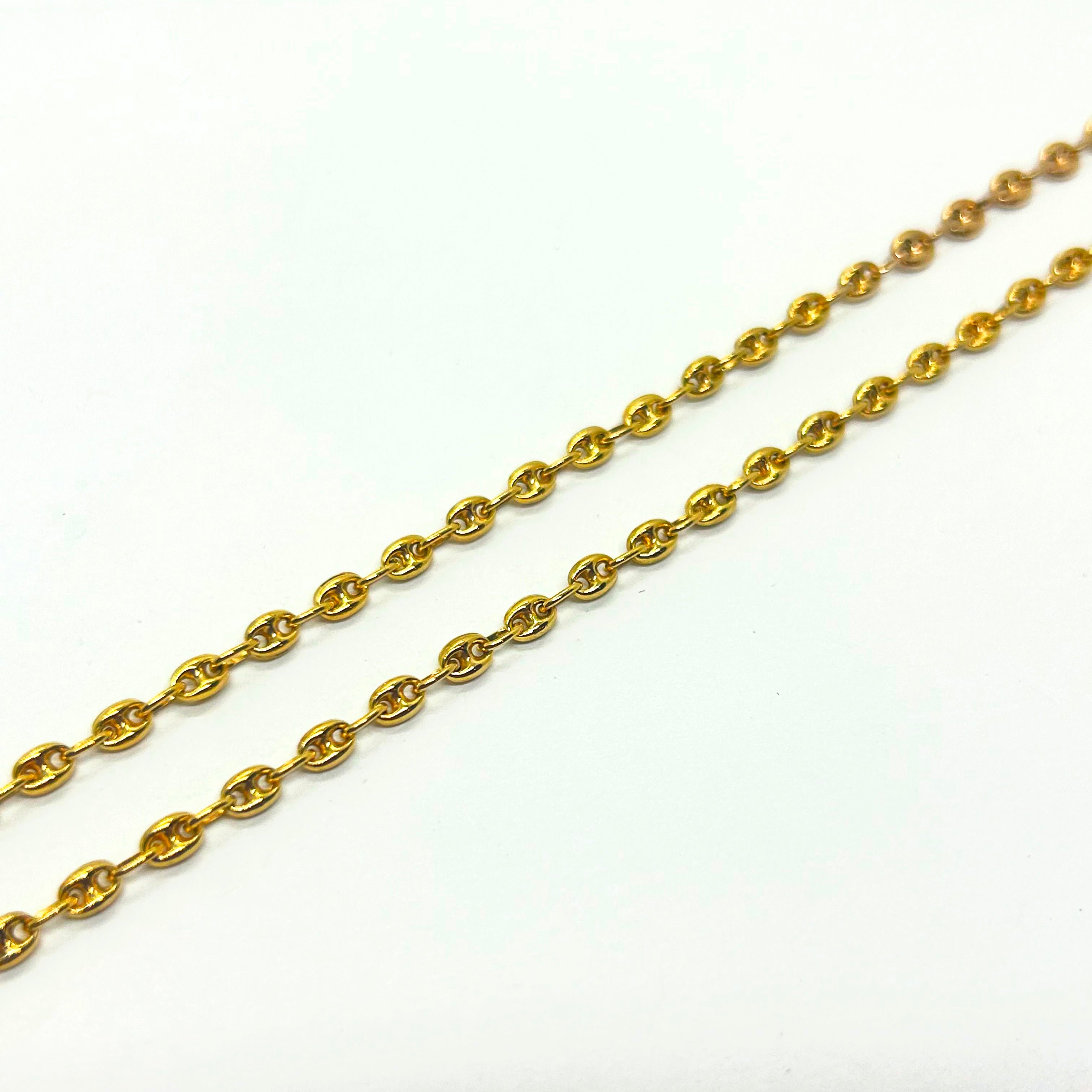 Chaîne Gucci/Mariner en or 10K 3,4 mm