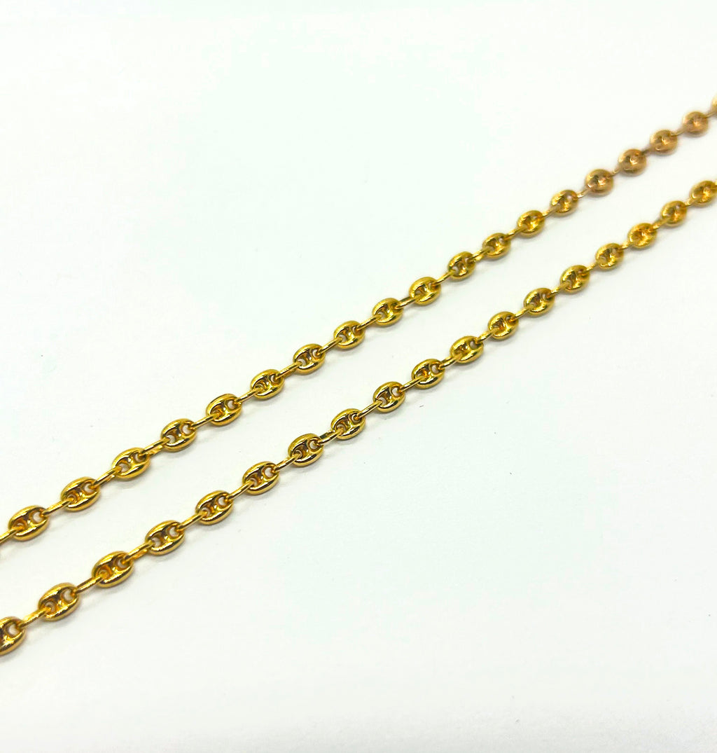 10k Gold Gucci/Mariner Chain 3.4mm
