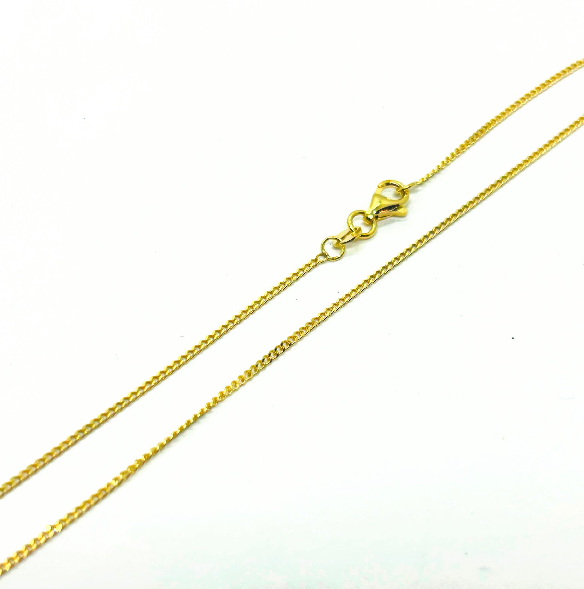 10k Gold Curb Link Chain 1.2mm