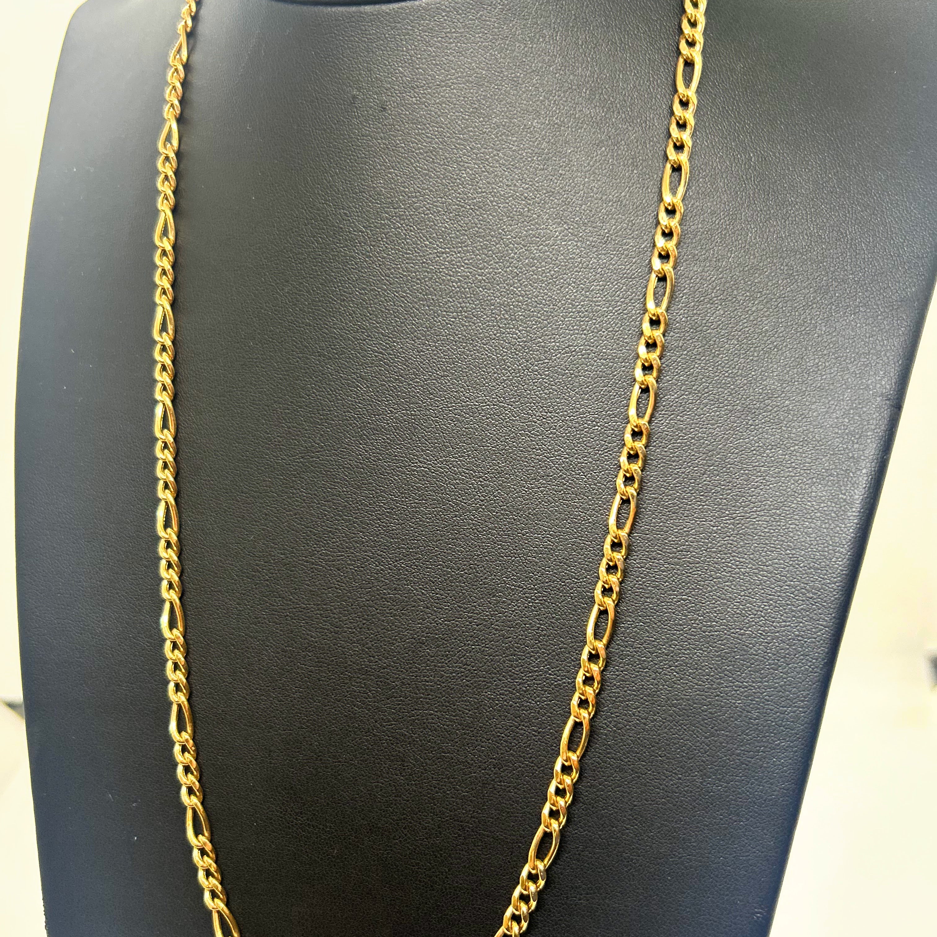 10k Gold Figaro Chain ~4.2mm