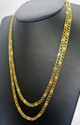 10k Gold Figaro Chain meander design ~4.7mm