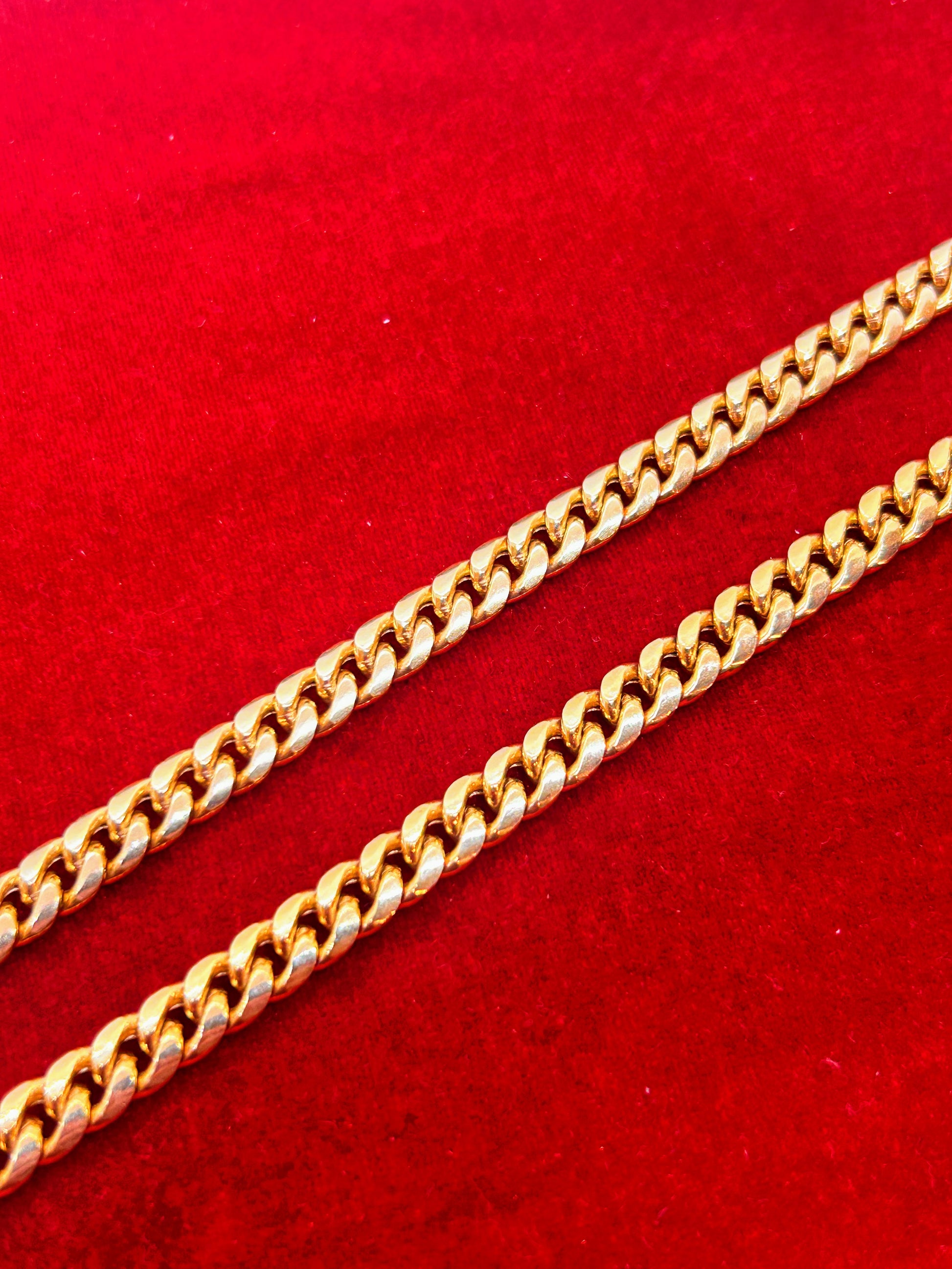 10k Gold Cuban chain ~7mm