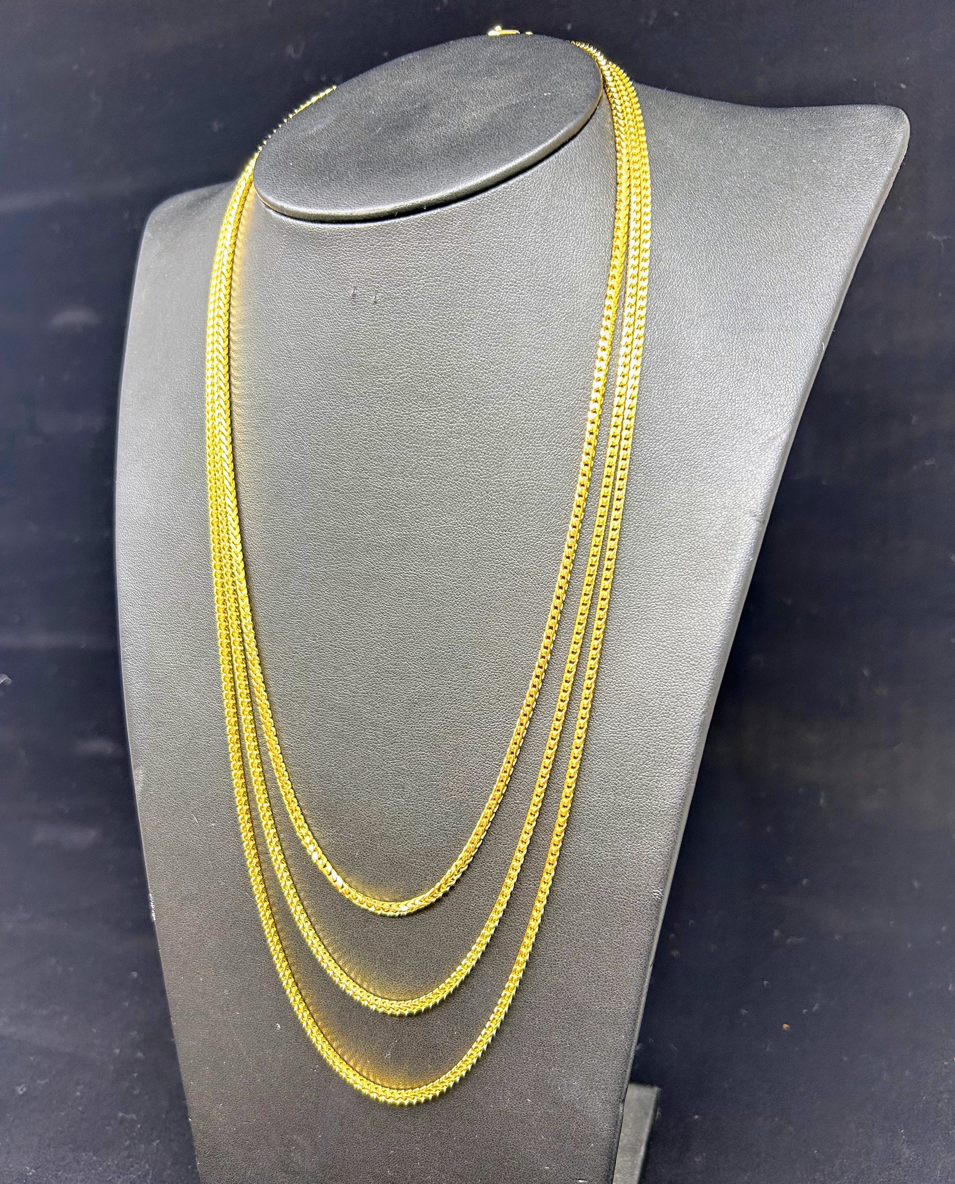 10k Solid Gold Franco chain 2.3mm