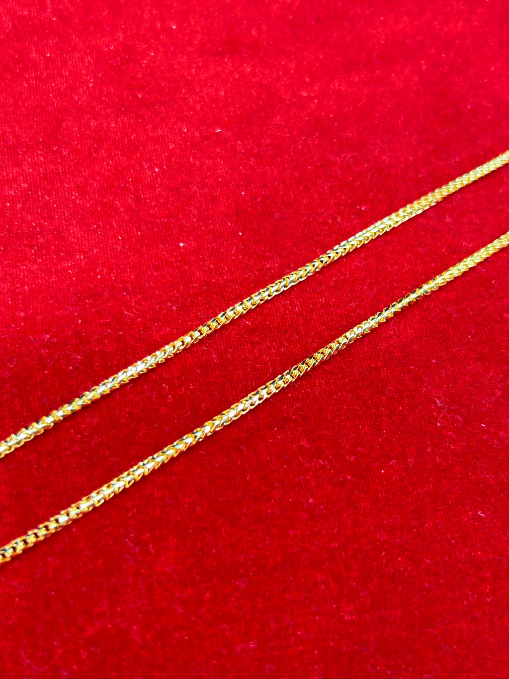 10k Solid Franco chains ~1.5mm