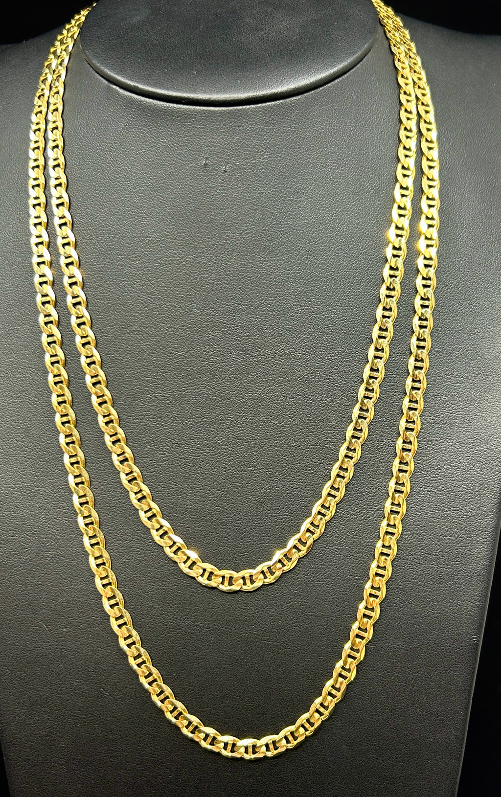 10k Solid Gold Mariner Chain ~6mm