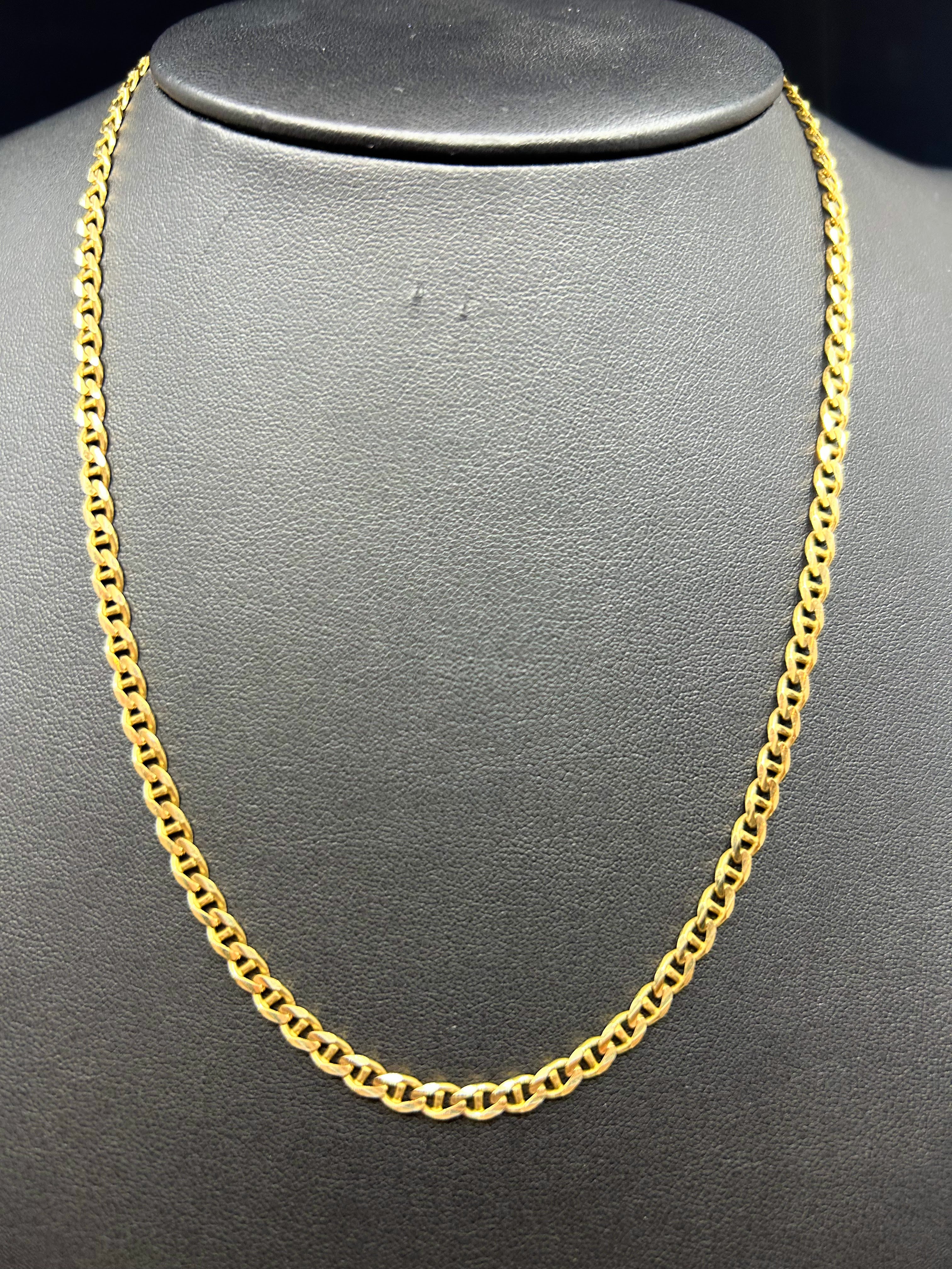 10k Gold Mariner Chain ~4mm