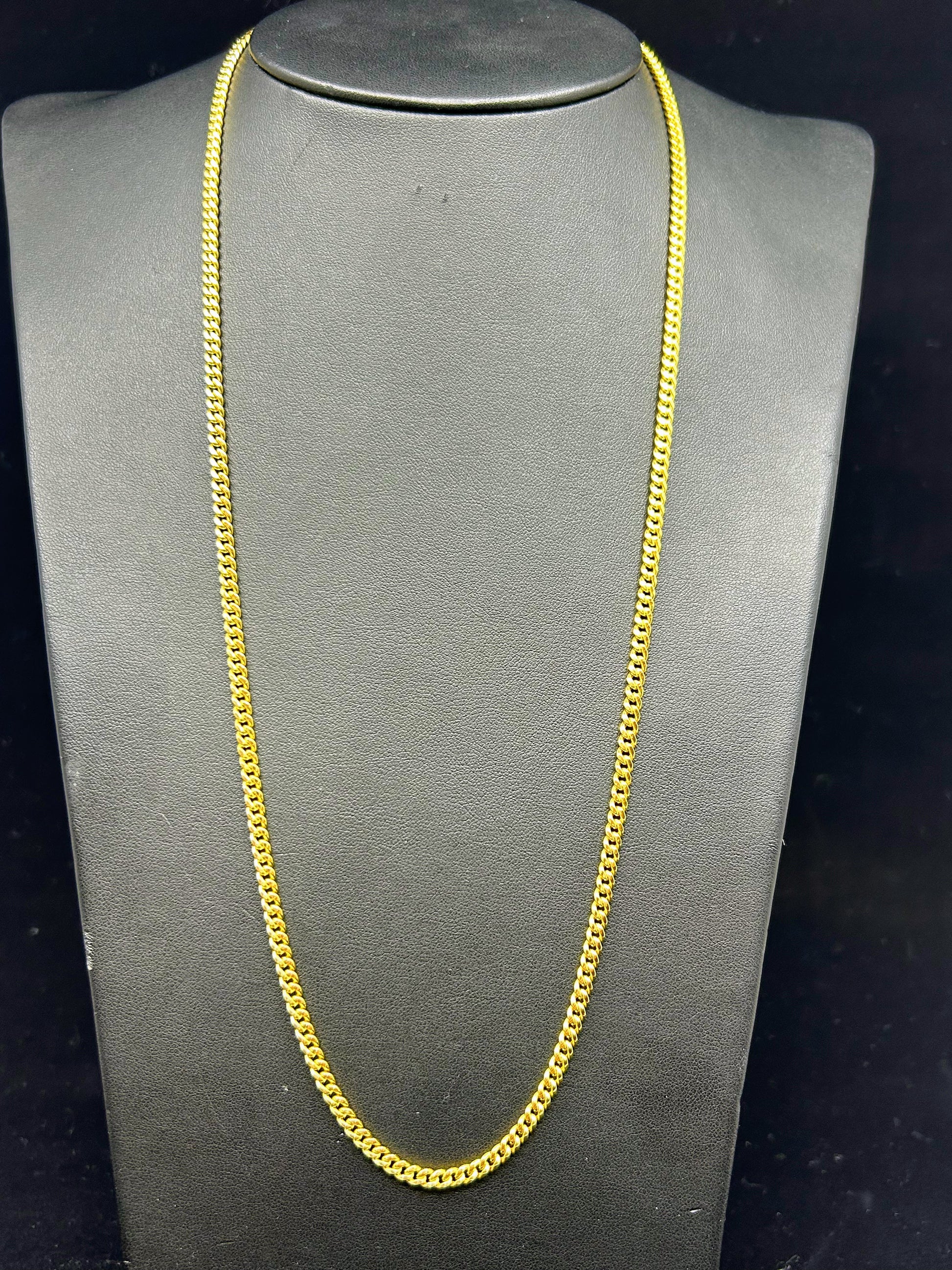 10k Gold Cuban chain ~4mm wide