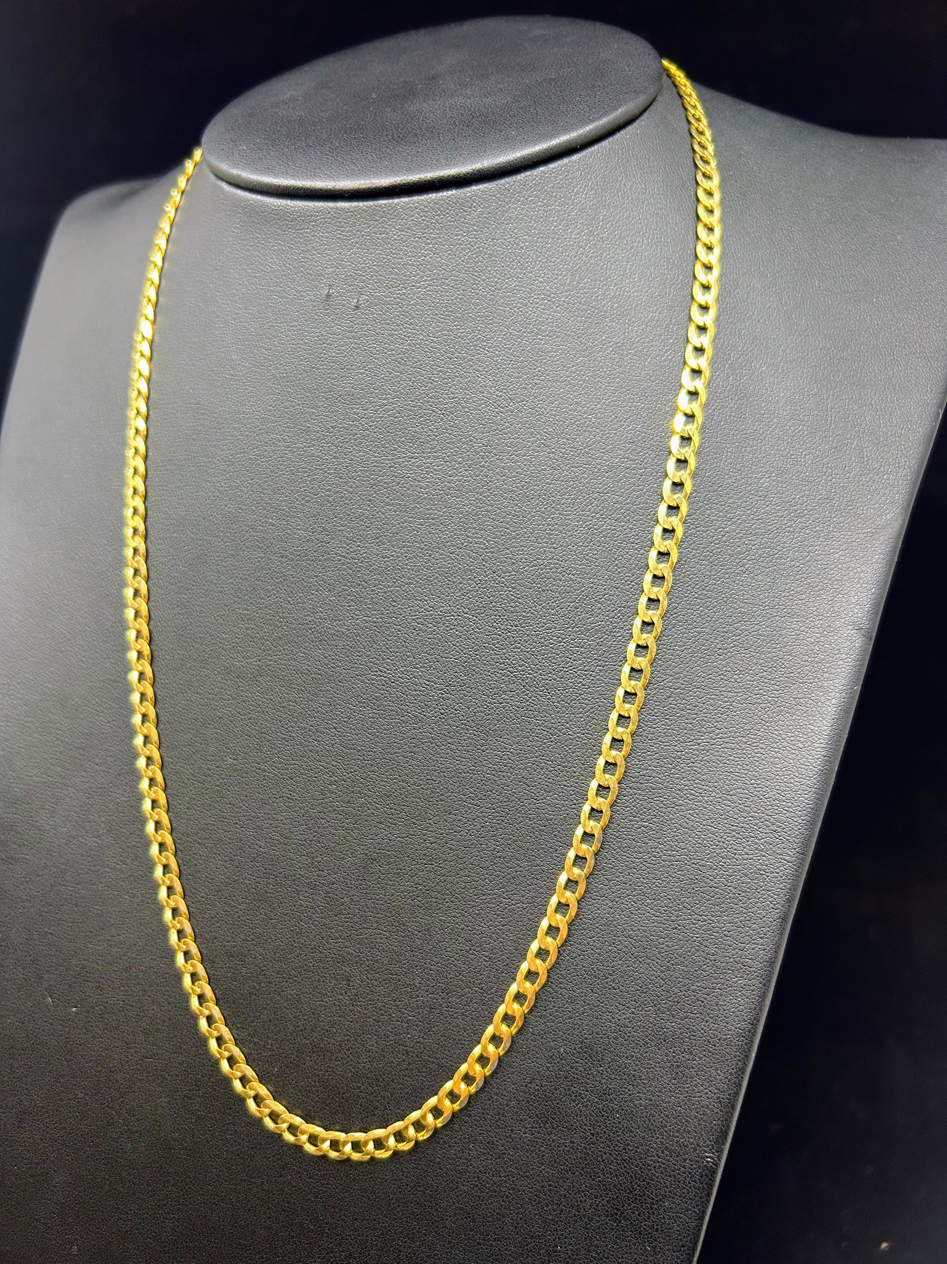 10k Solid Gold Curb chain ~4.5mm