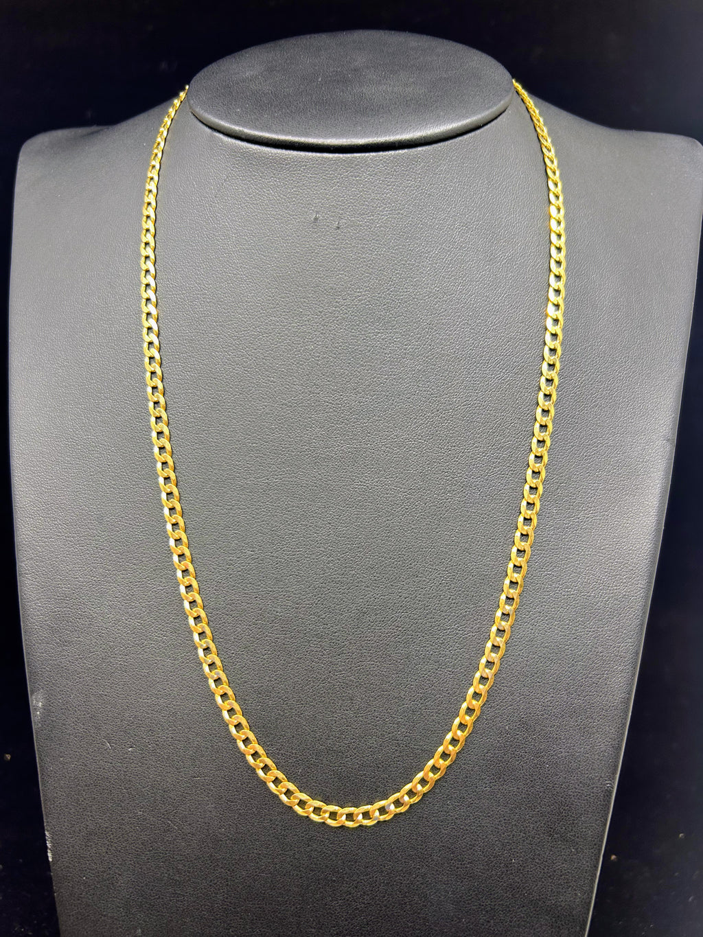 10k Solid Gold Curb chain ~4.5mm