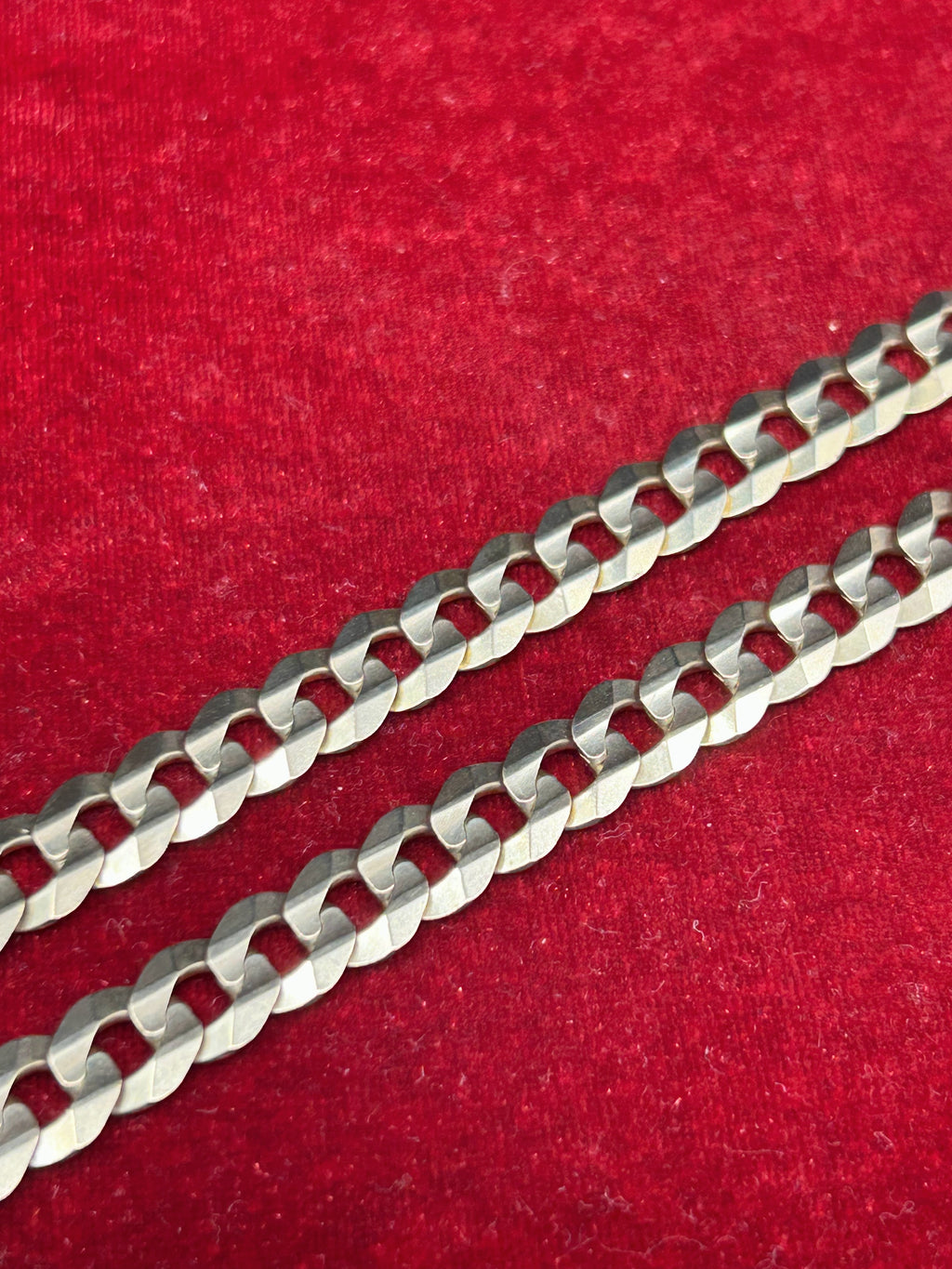 10k Solid Gold Curb Link Chain 8.5mm