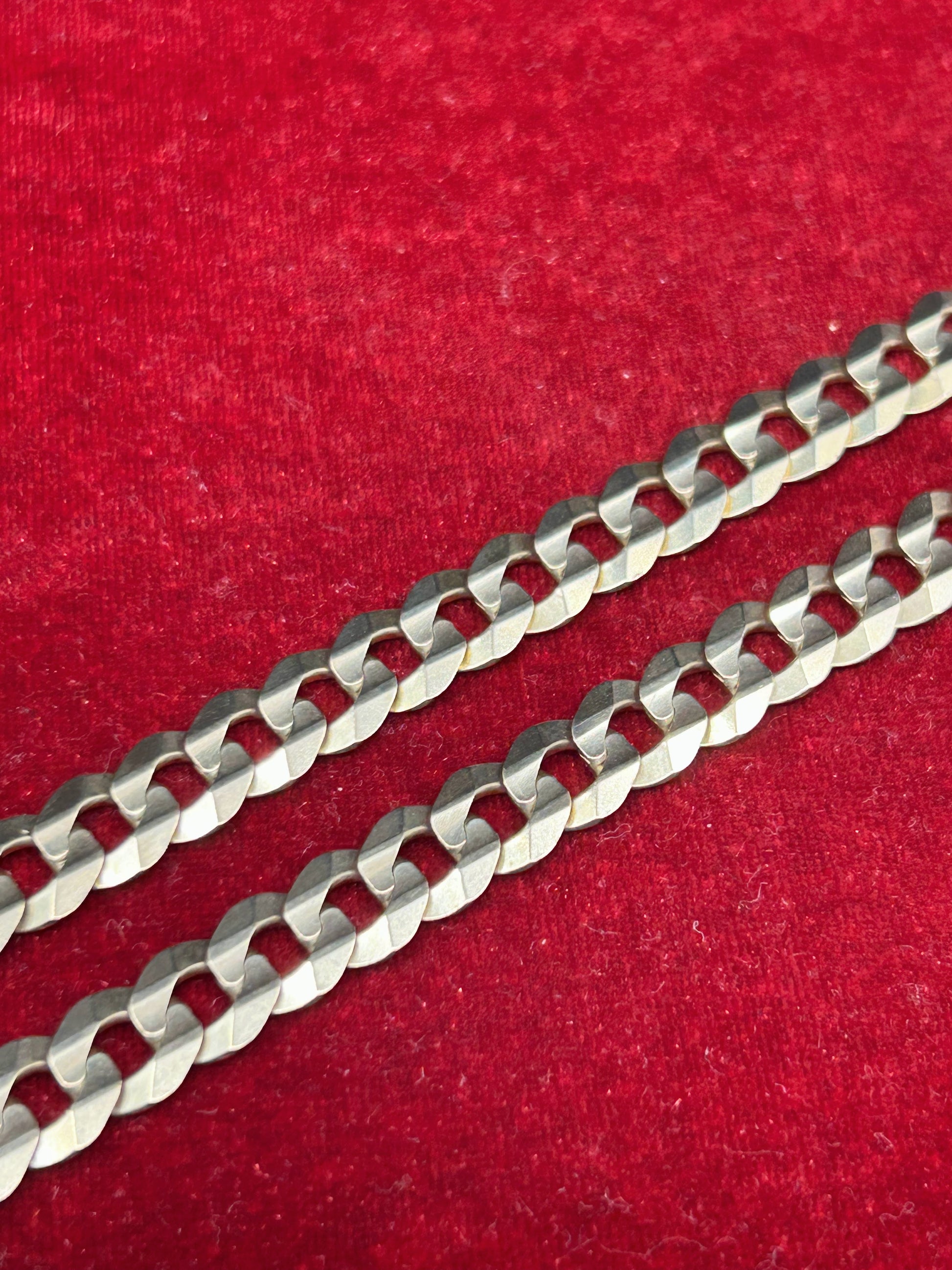 10k Solid Gold Curb Link Chain 8.5mm