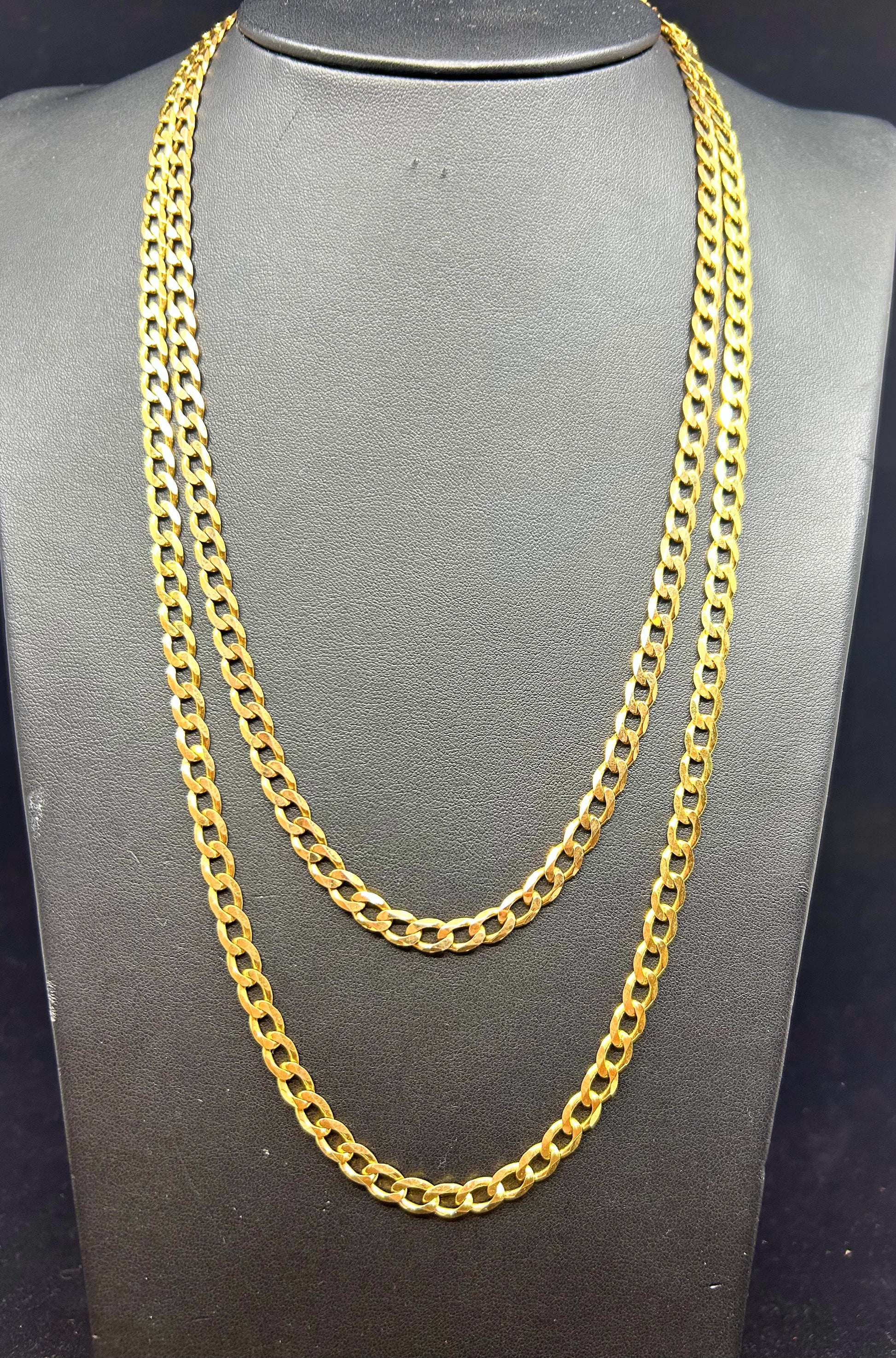 10k Gold Curb link Chain ~6mm