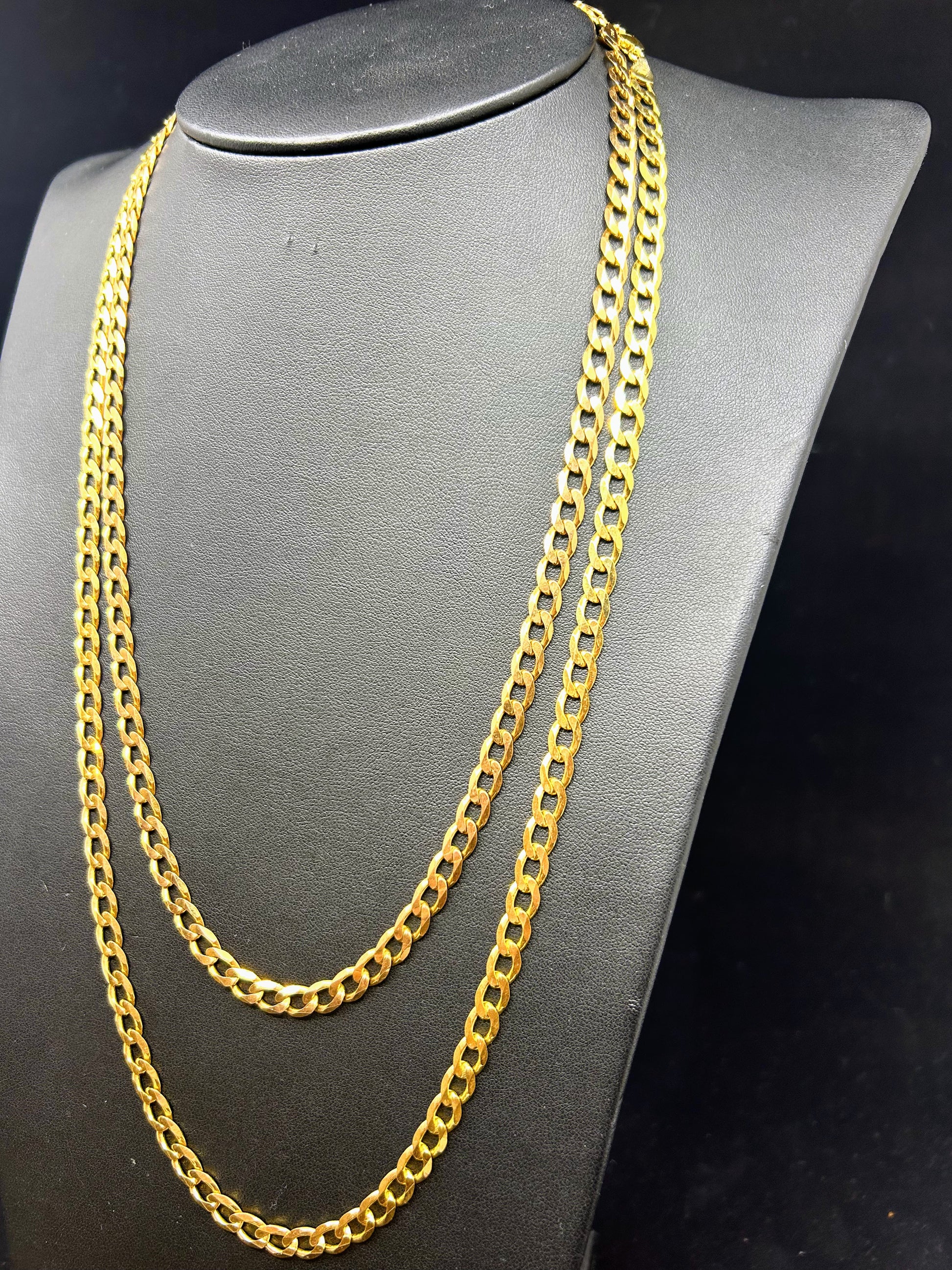 10k Gold Curb link Chain ~6mm
