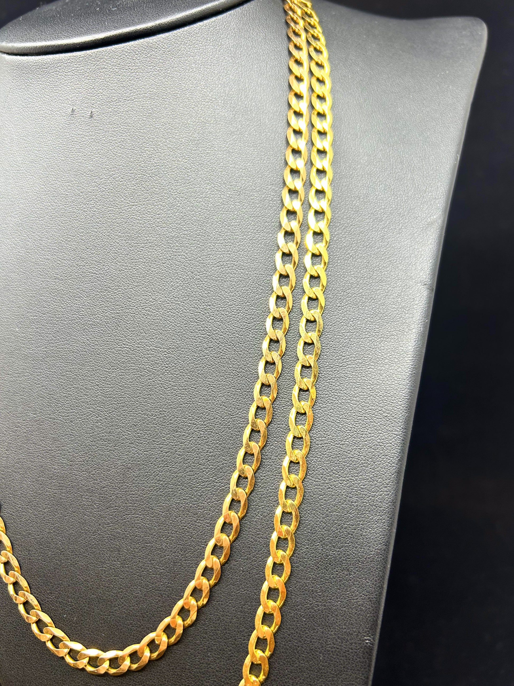 10k Gold Curb link Chain ~6mm