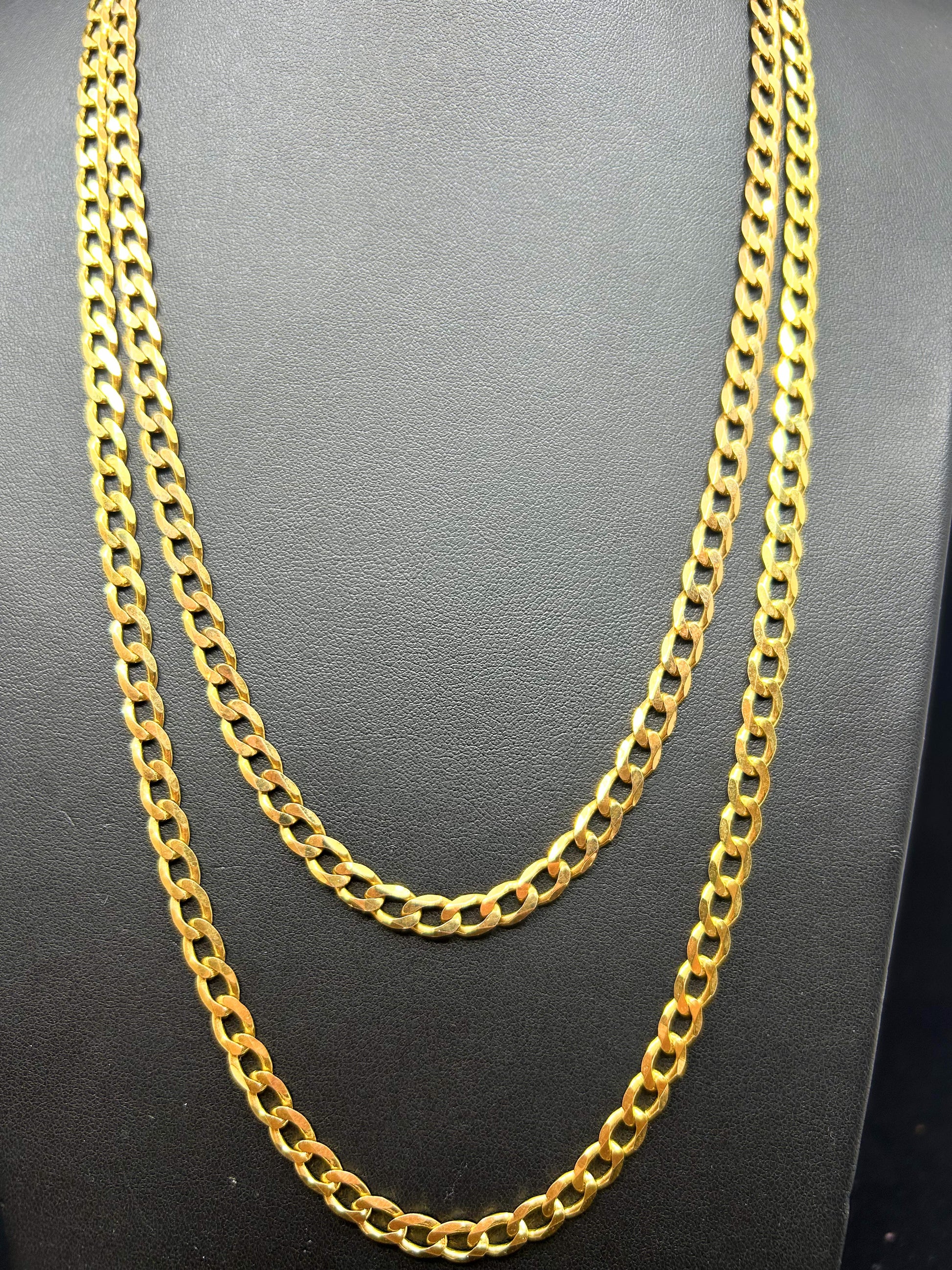 10k Gold Curb link Chain ~6mm