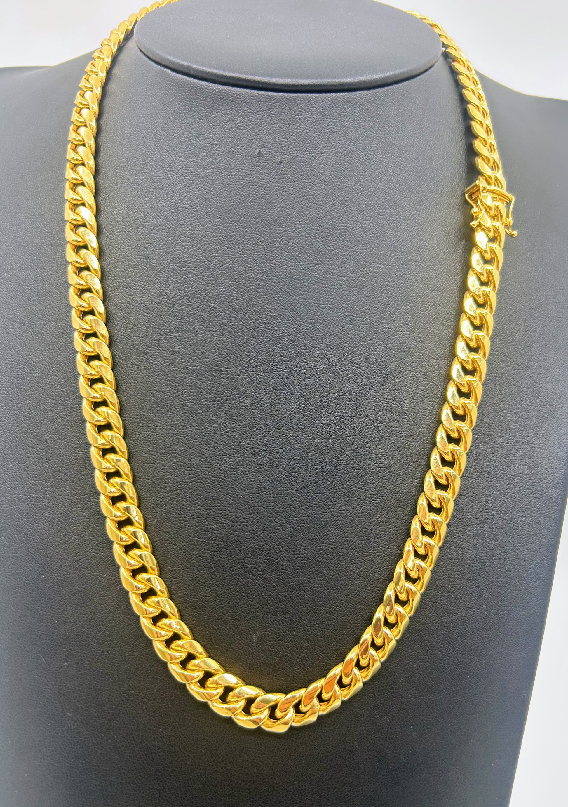 10k Gold Cuban Chain ~9.5mm