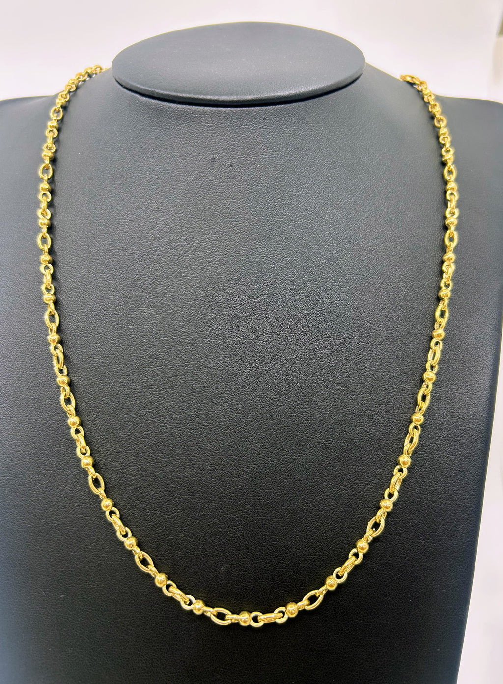 10k Solid gold handmade chain 4.2mm