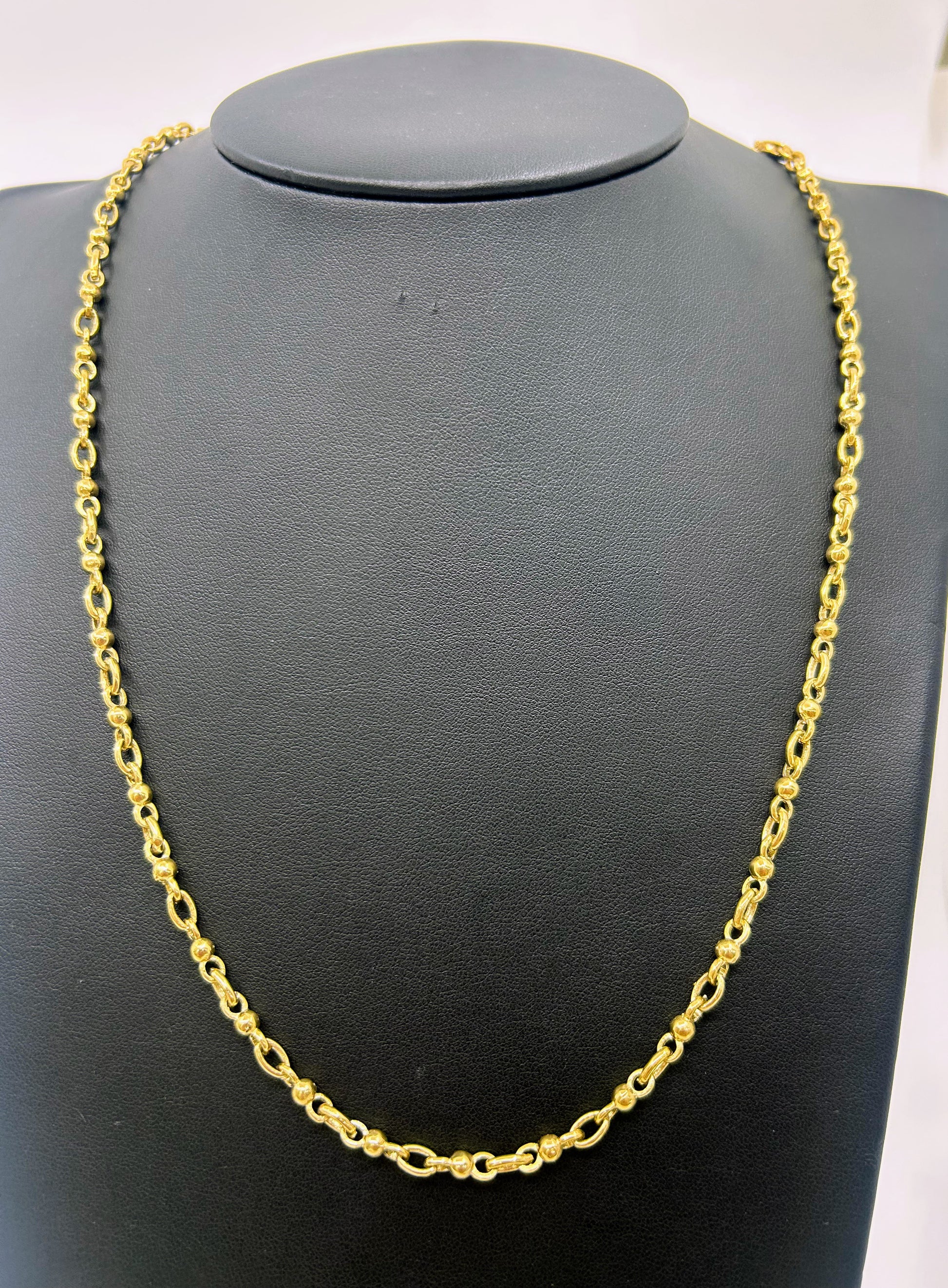 10k Solid gold handmade chain 4.2mm