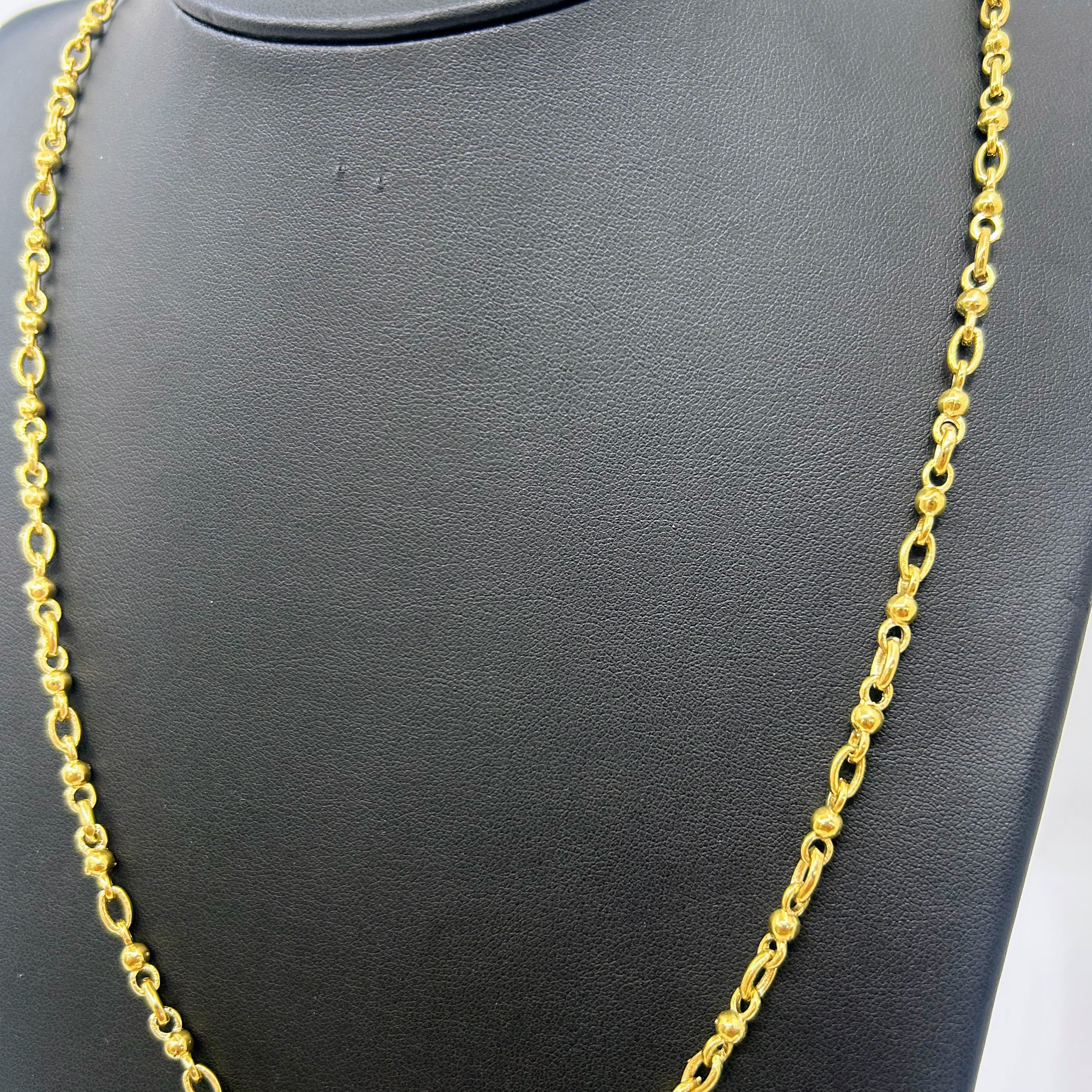 10k Solid gold handmade chain 4.2mm