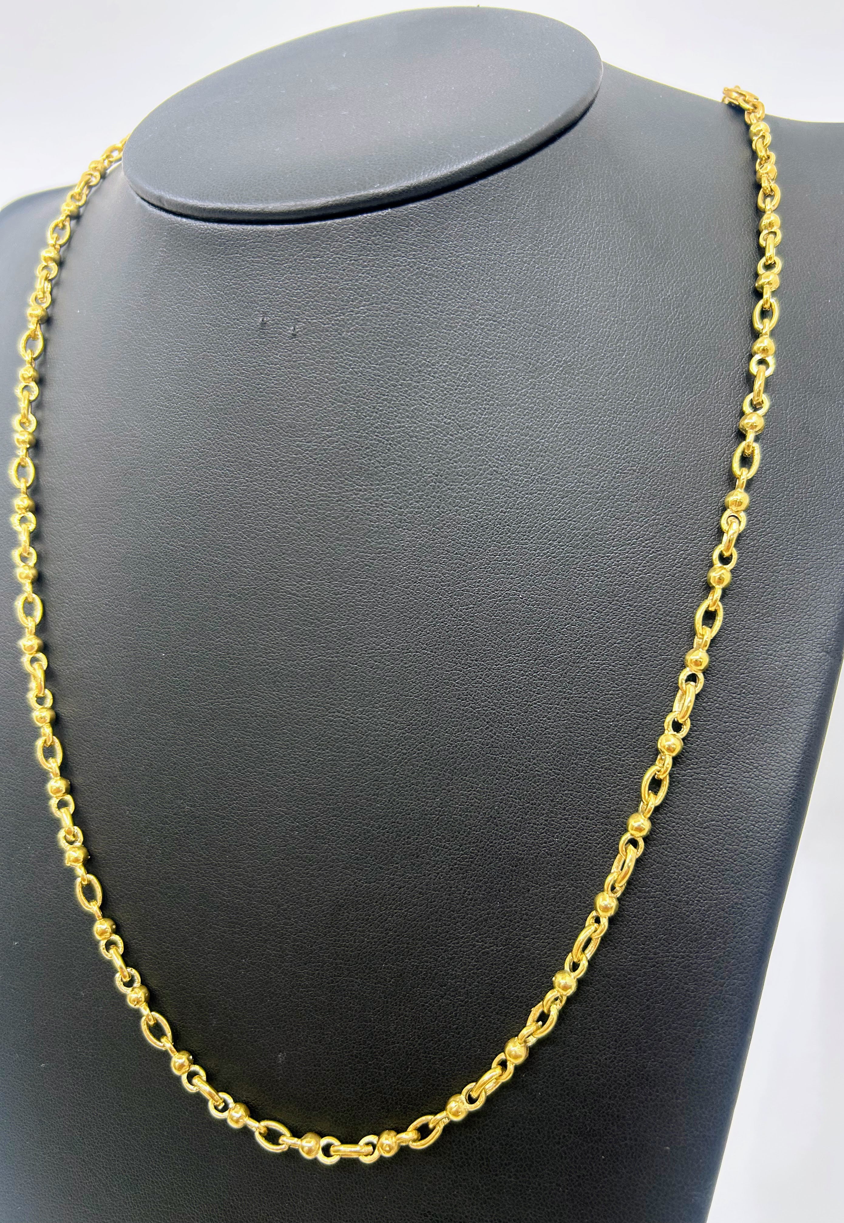 10k Solid gold handmade chain 4.2mm