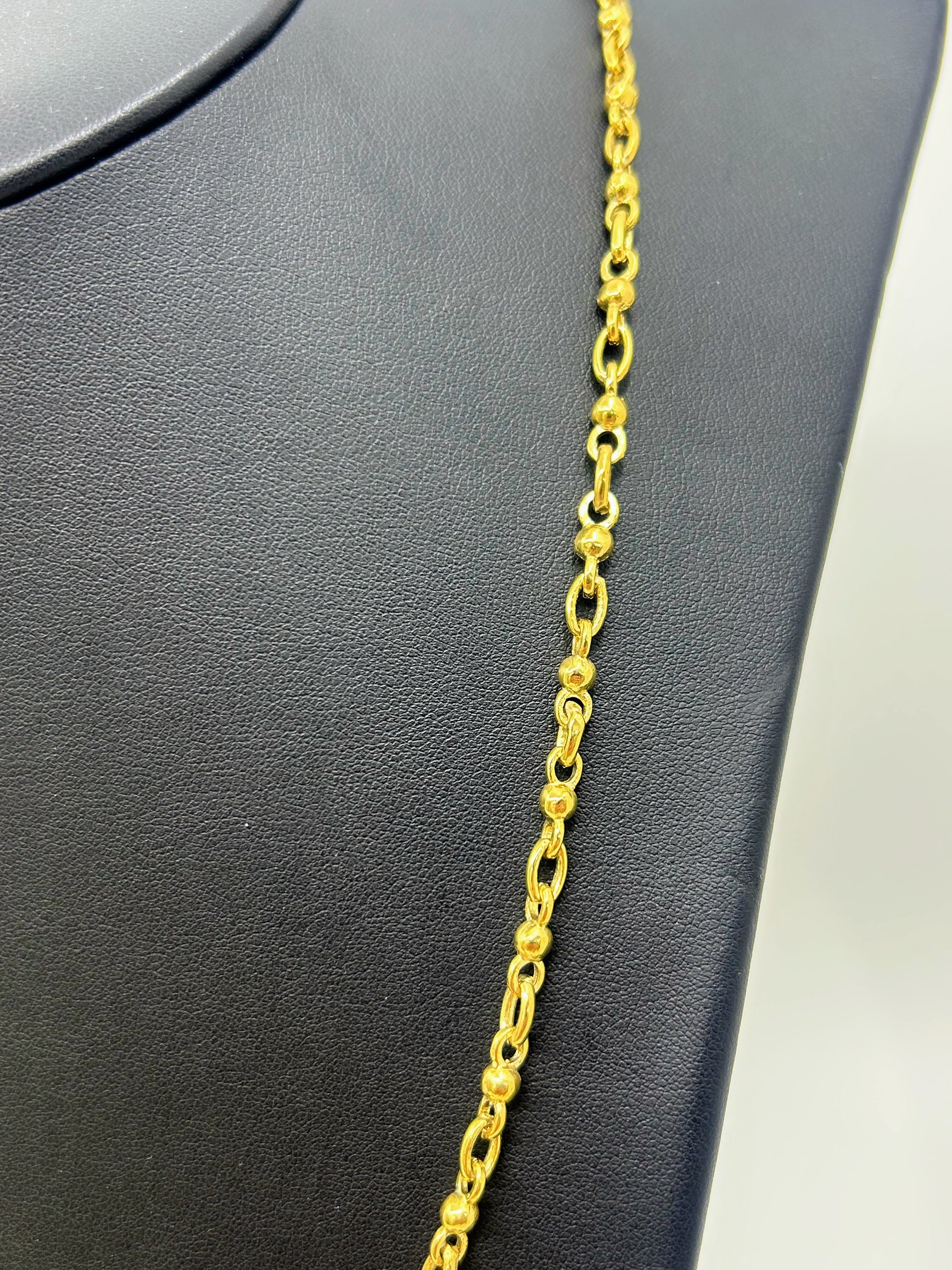 10k Solid gold handmade chain 4.2mm