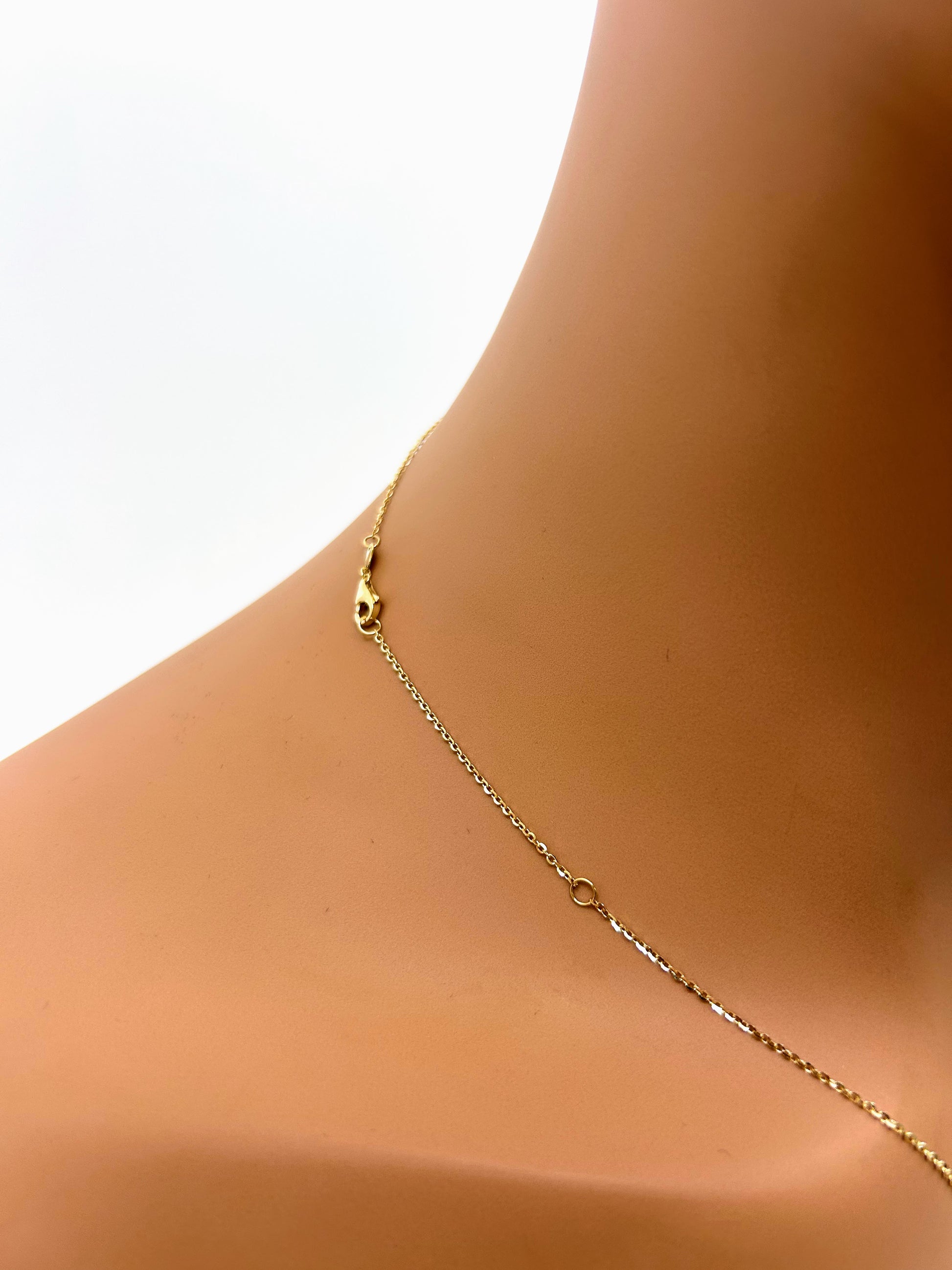 Green Malachite Clover Necklace