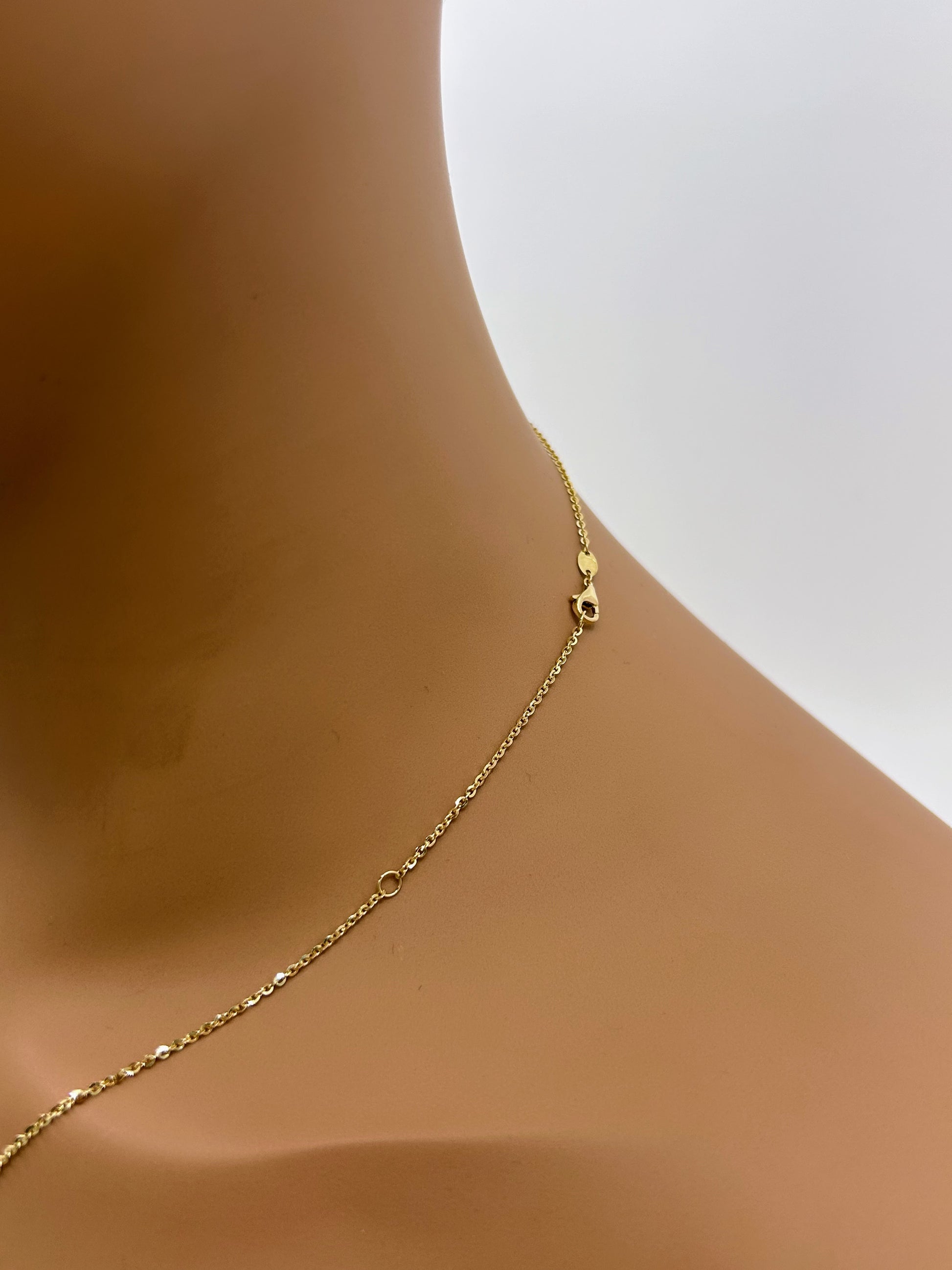 Dark Blue Lapis Lazuli Clover Leaf Necklace