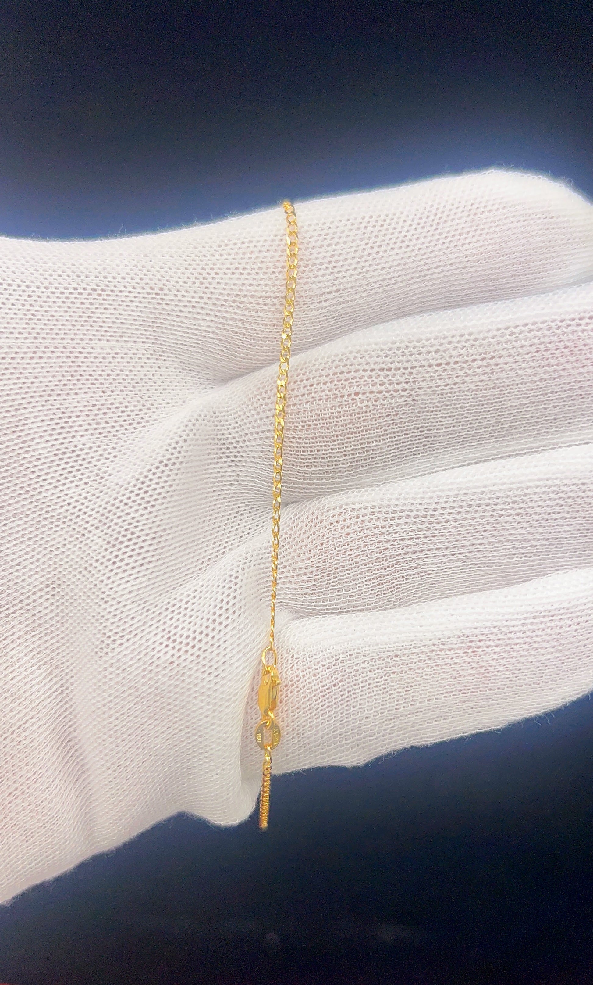 10k Gold Curb Link Bracelet/Anklet