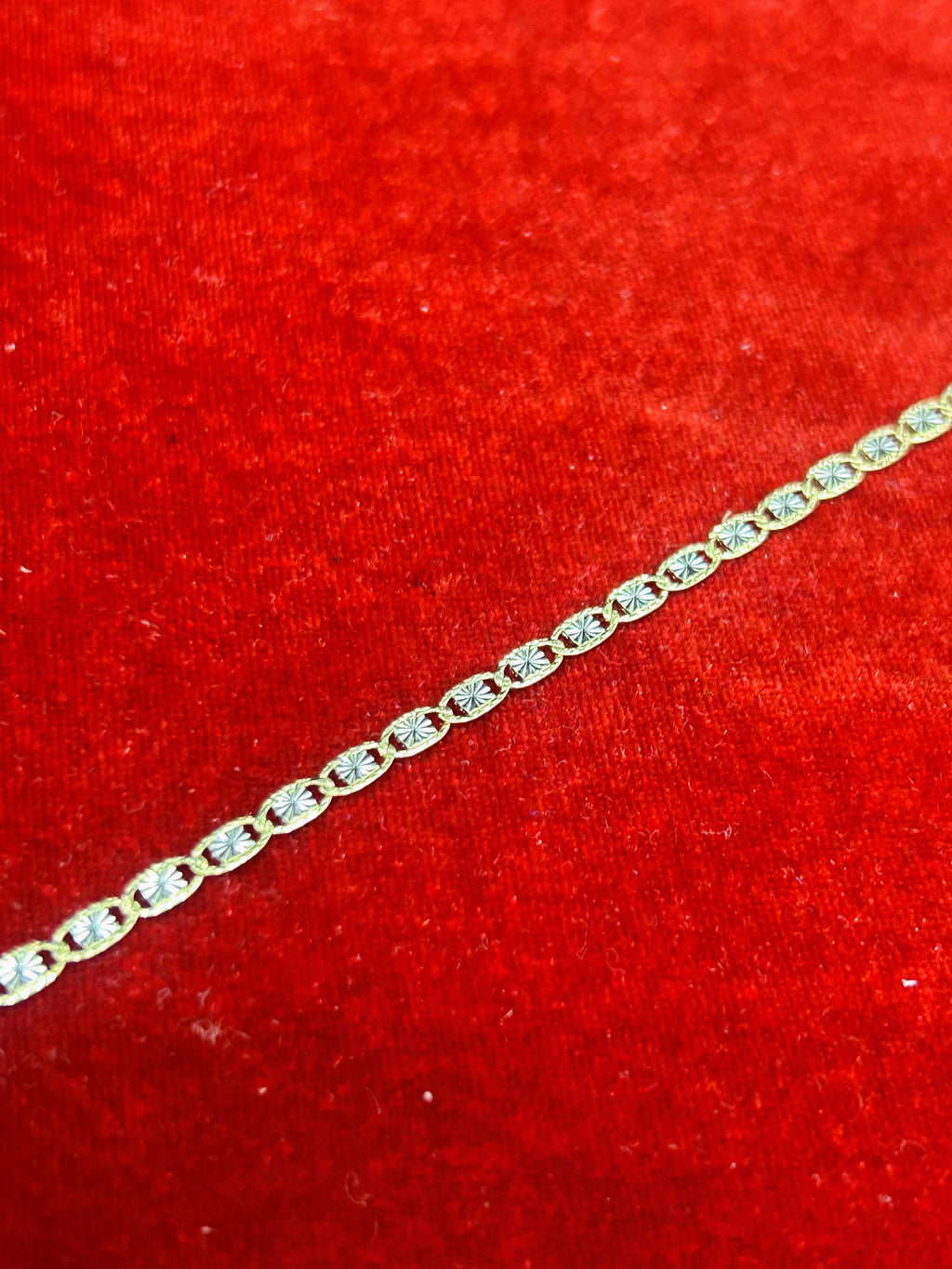10k Gold Mariner Diamond Cut Bracelet/Anklet